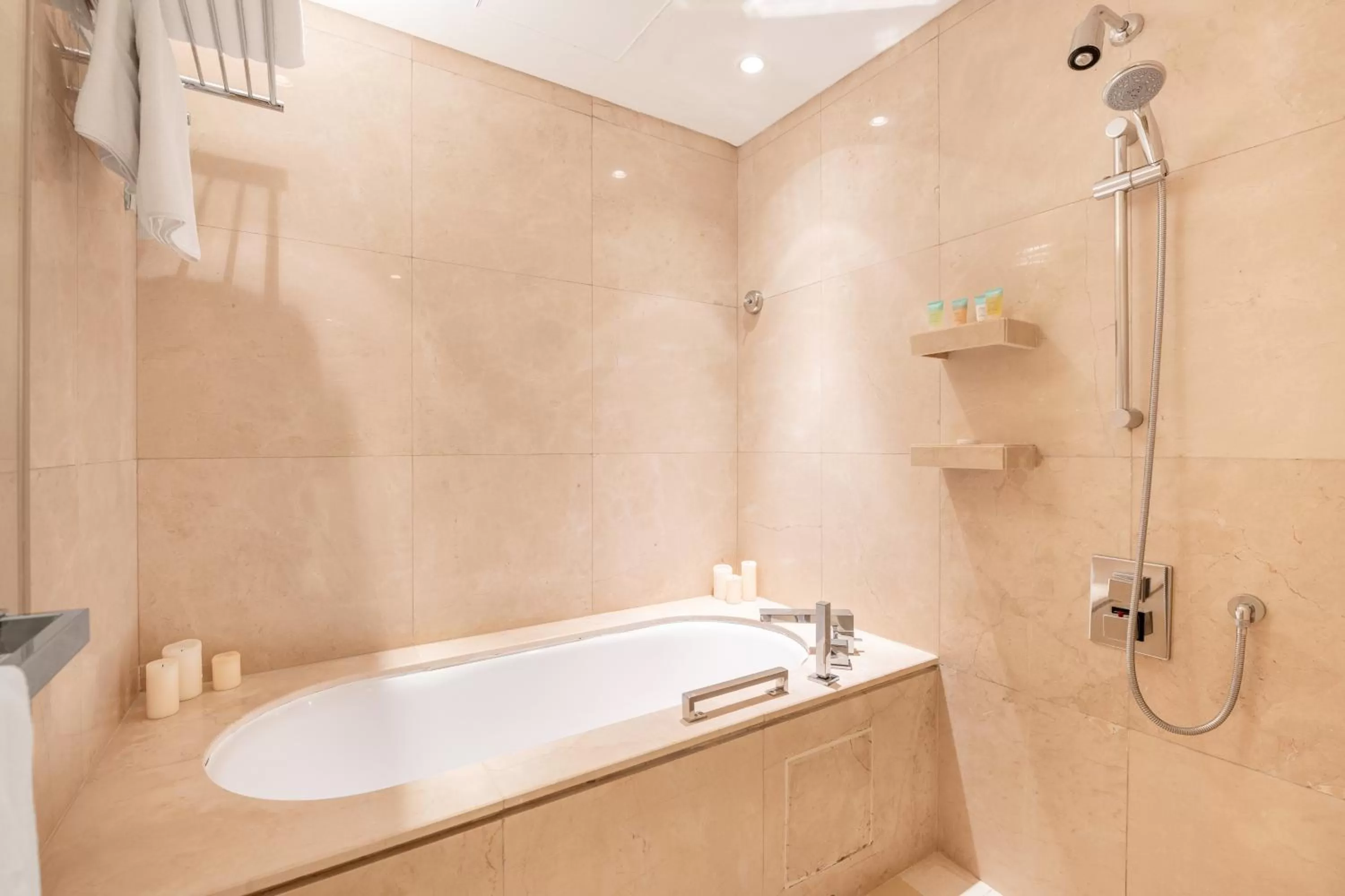 Bathroom in Emaar Residences Dubai Marina by Qstay - formerly Address Dubai Marina