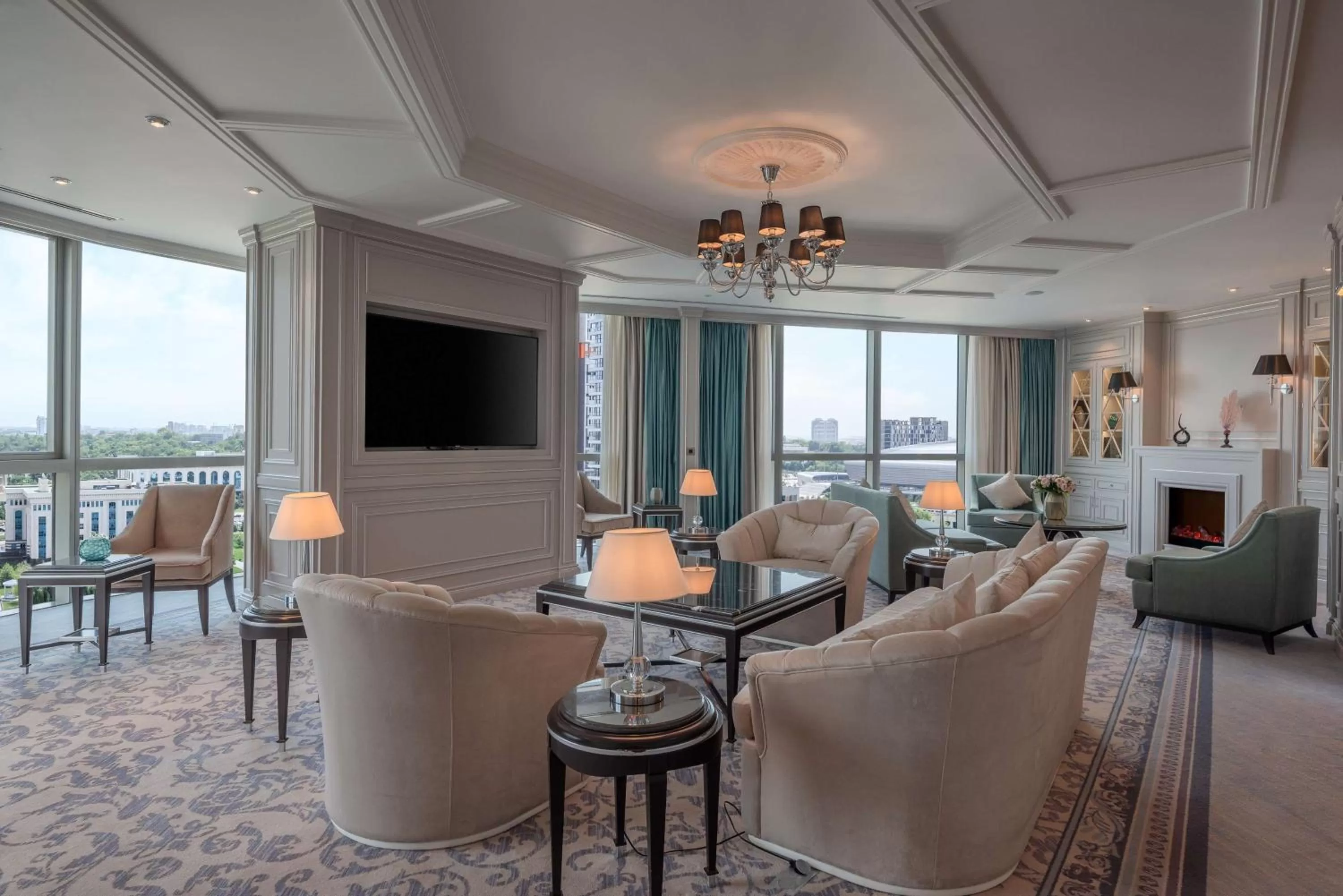Living room in Hilton Tashkent City