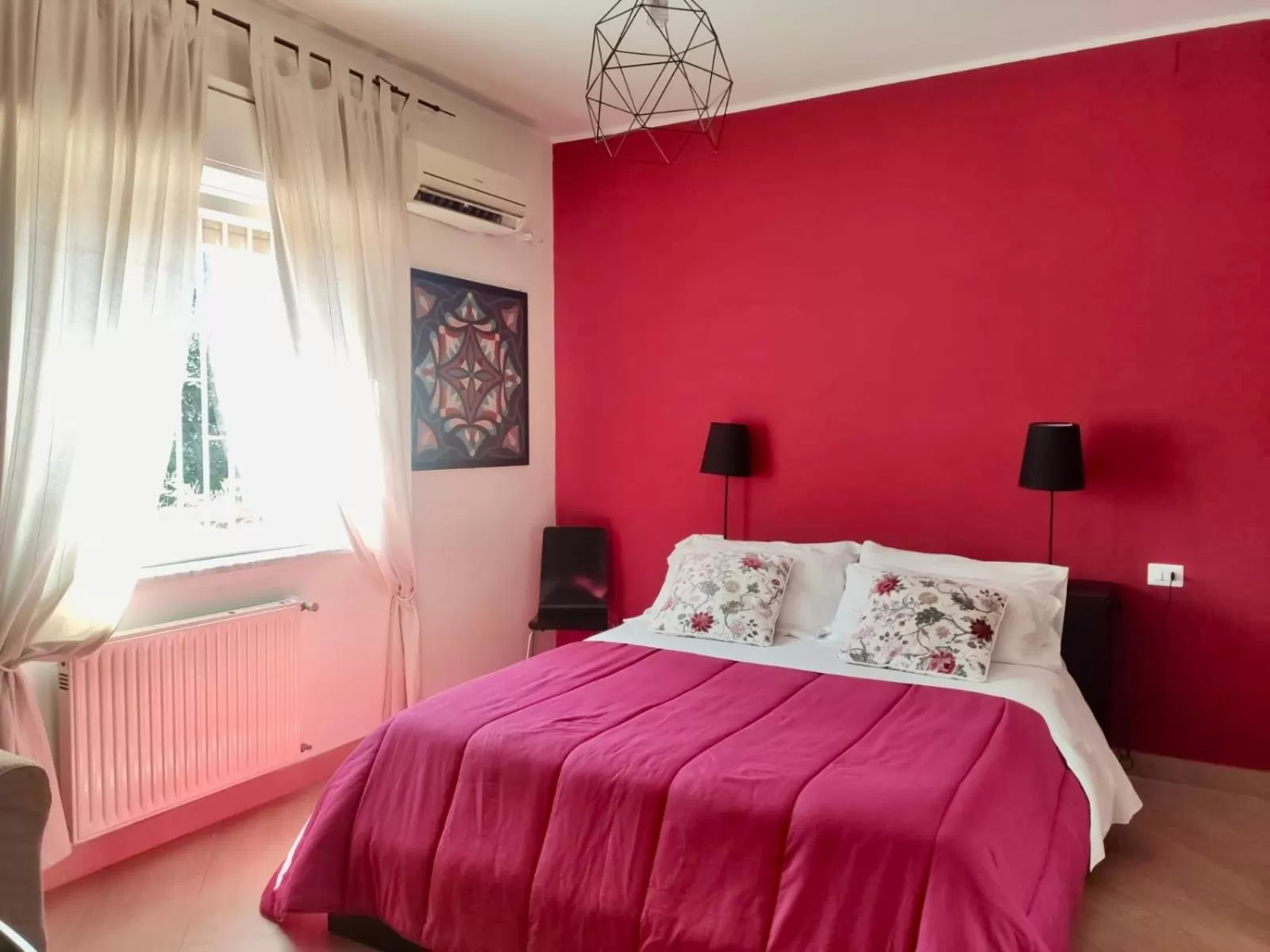 Bed in Villa delle Palme