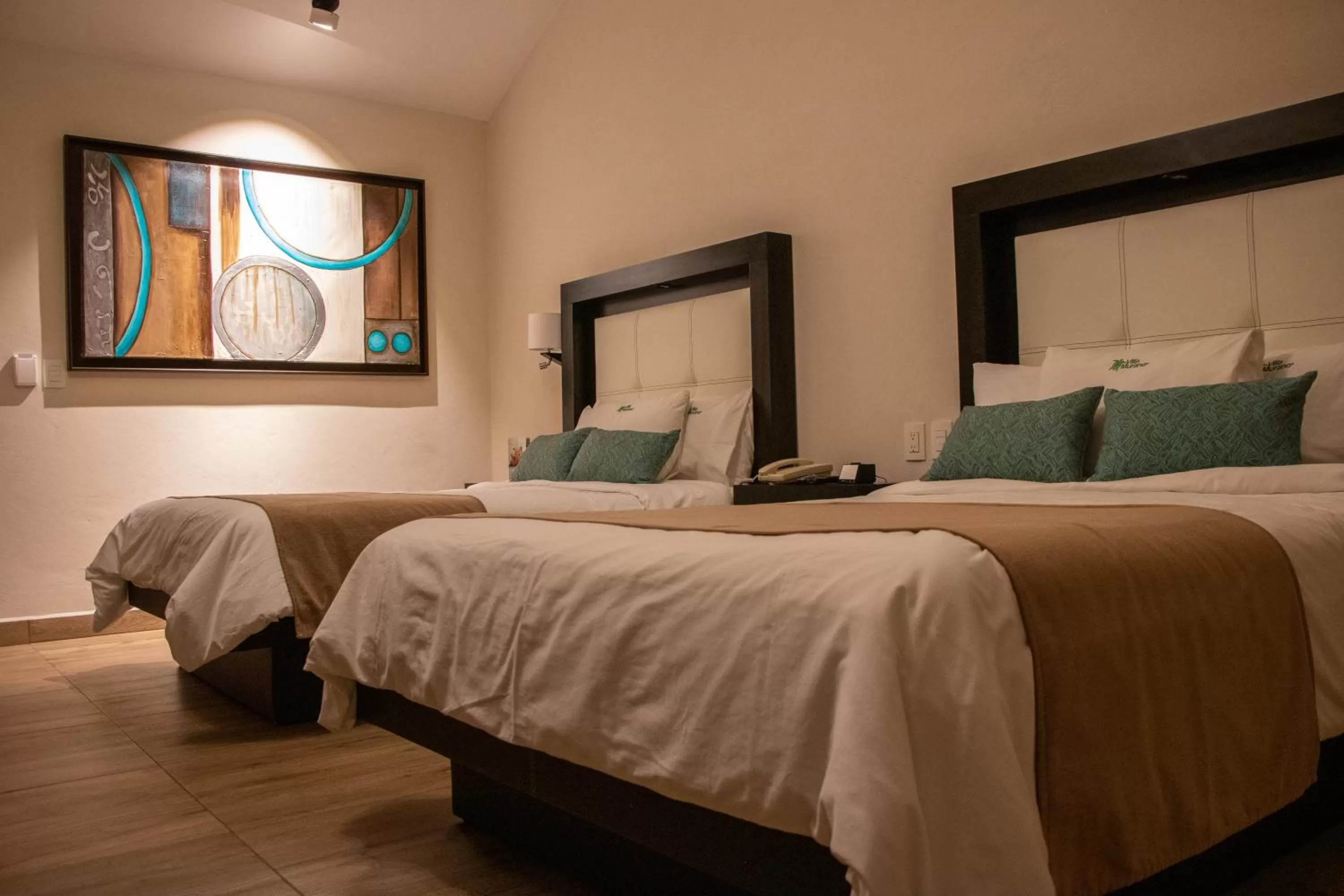 Bed in Hotel Villa Murano