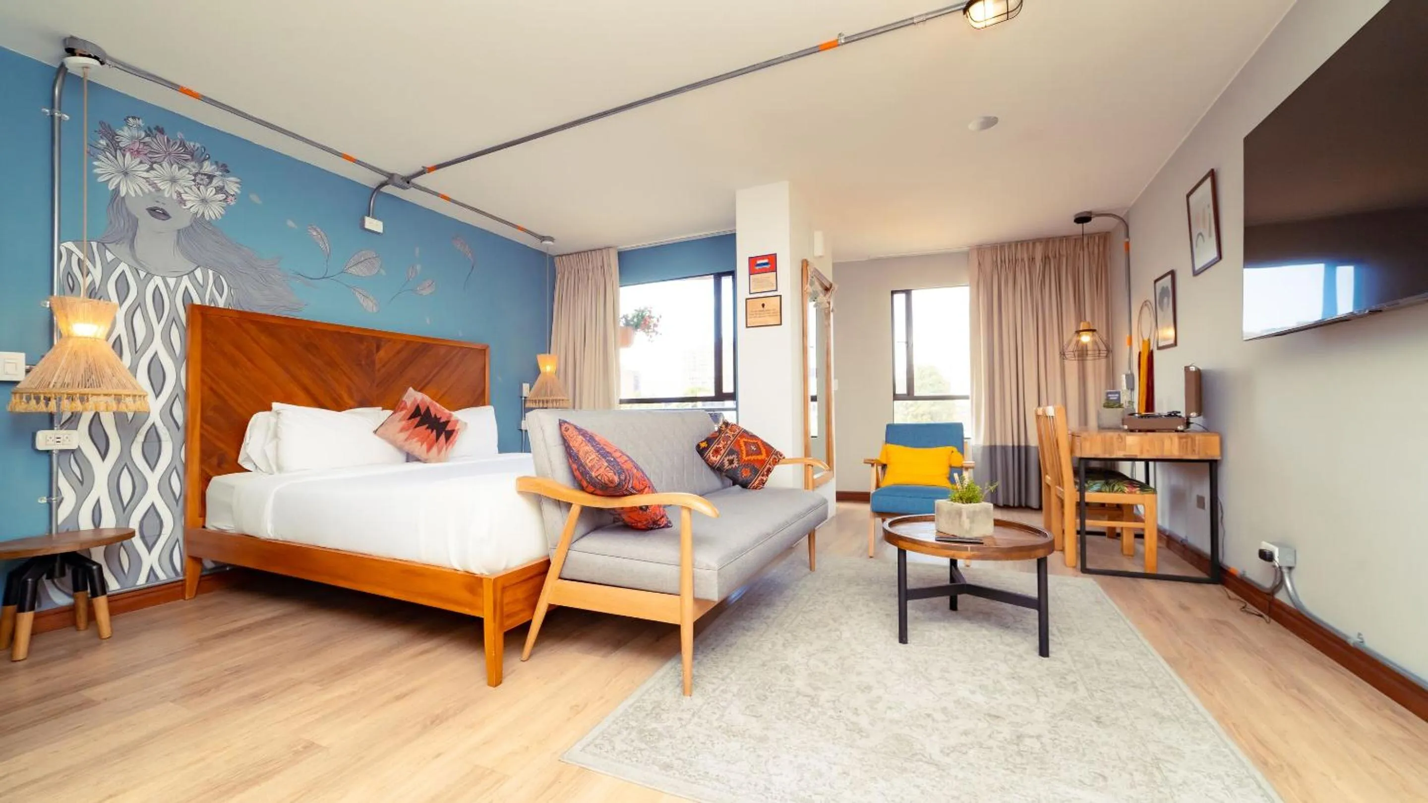 Bed in Selina Chapinero Bogota