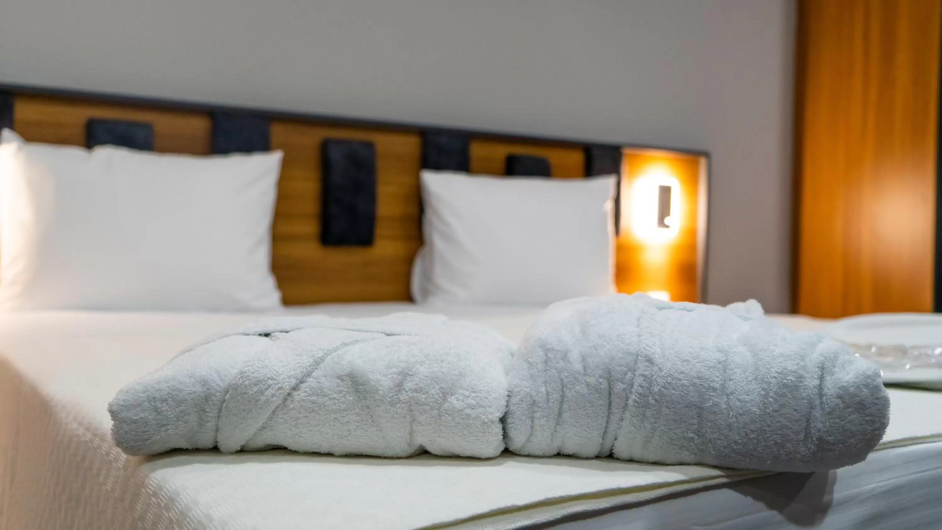 Bed in GRAND MOON HOTEL