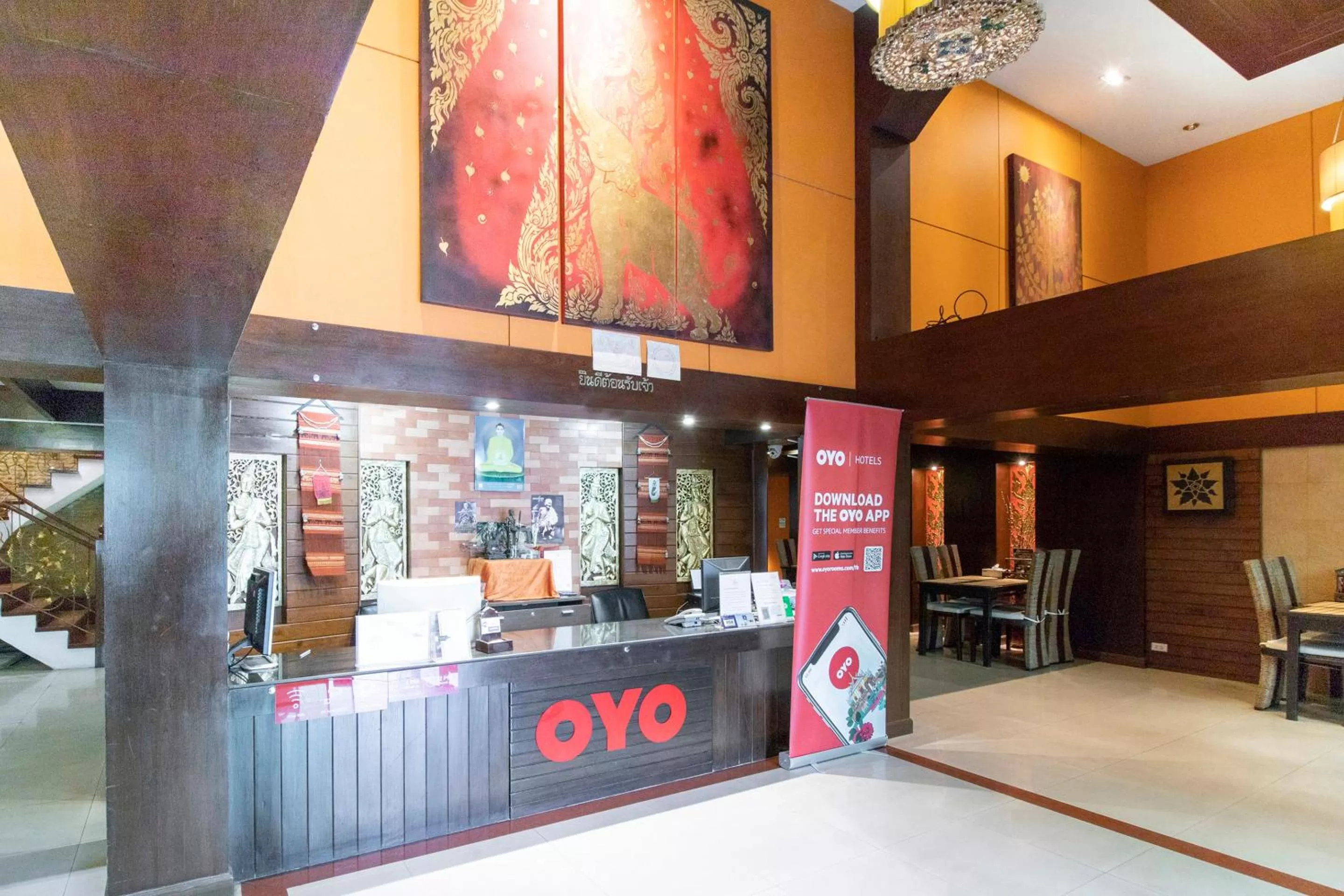 Lobby or reception in OYO 635 Sira Boutique Hotel