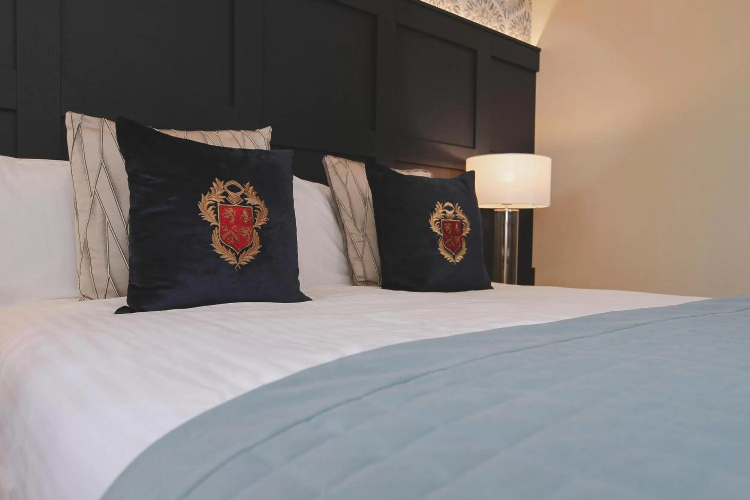 Bed in Boringdon Hall Hotel and Spa