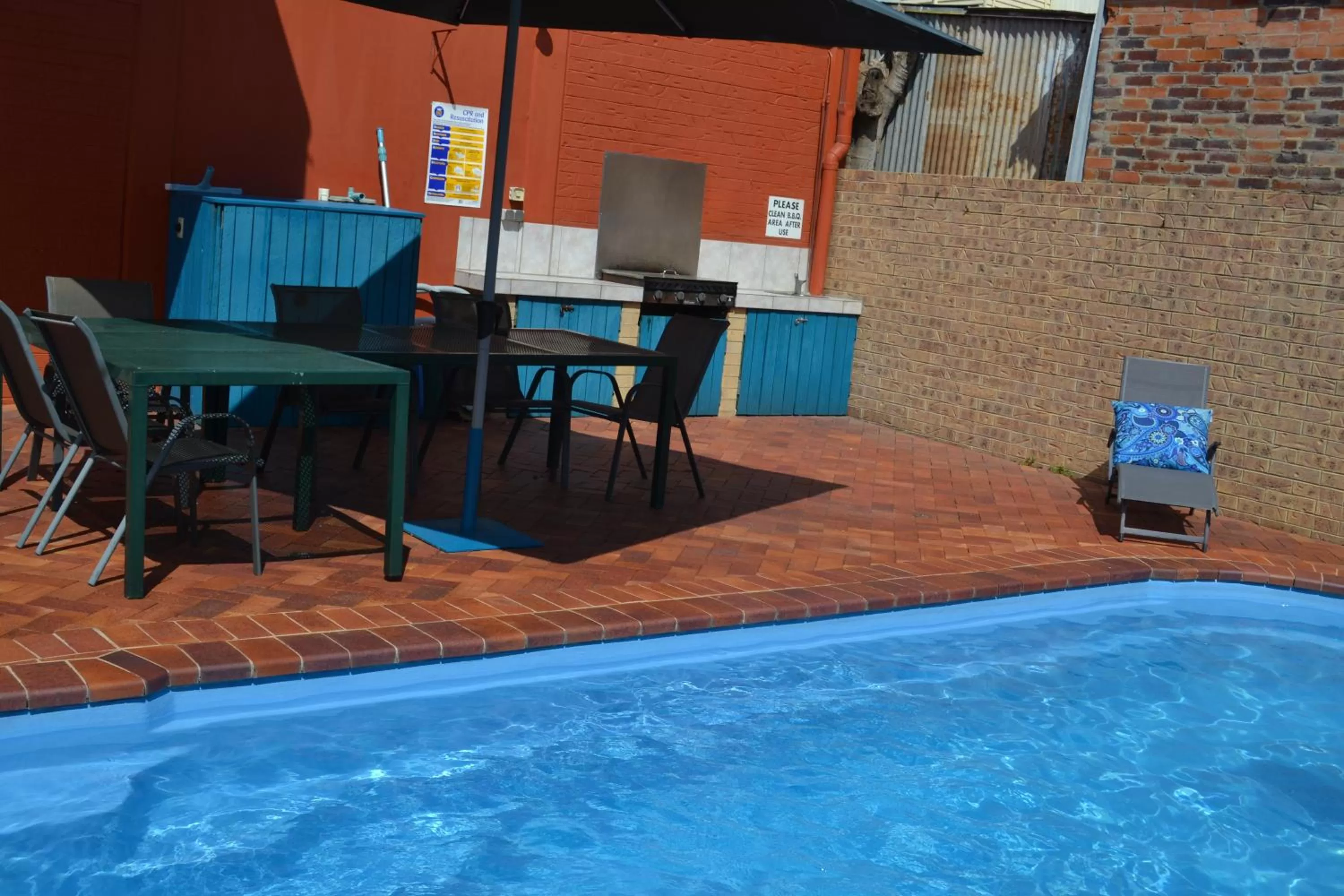 BBQ facilities in Matilda Motel