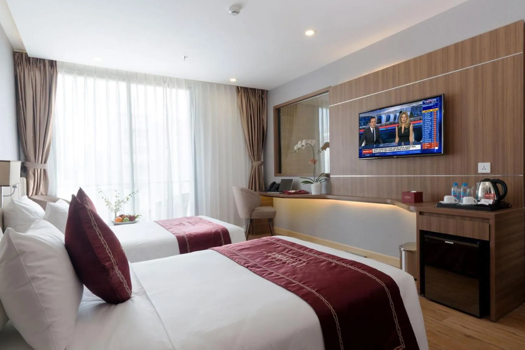 Bed in LeMore Hotel Nha Trang