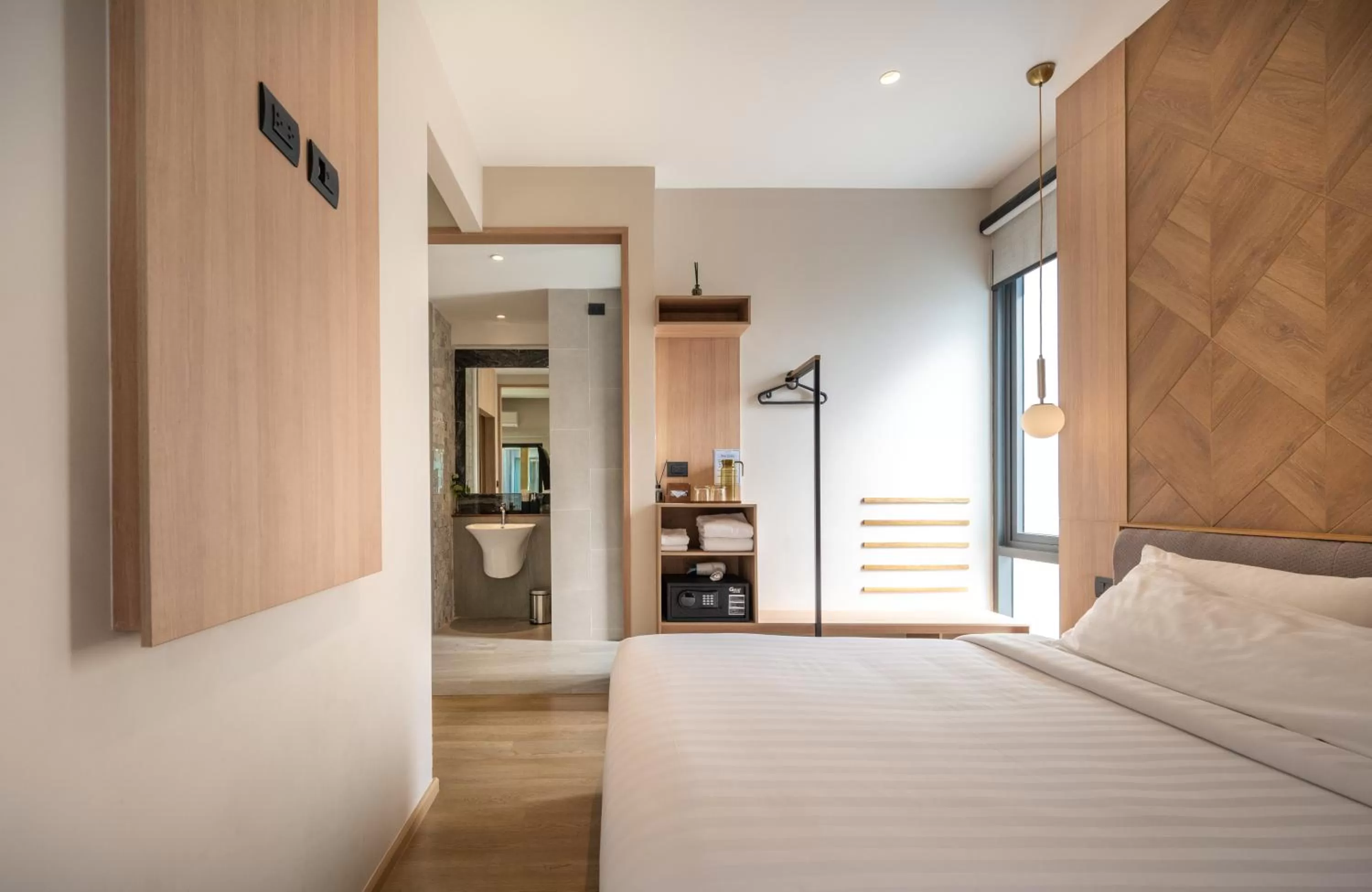 Bed in SHAN Villas Sukhumvit ฌานวิลล่า สุขุมวิท