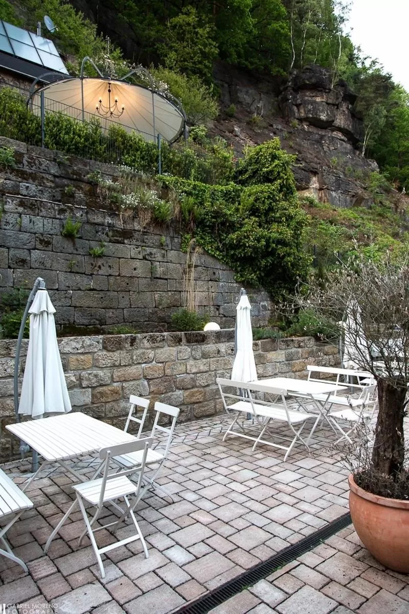 Patio in Albergo-Toscana