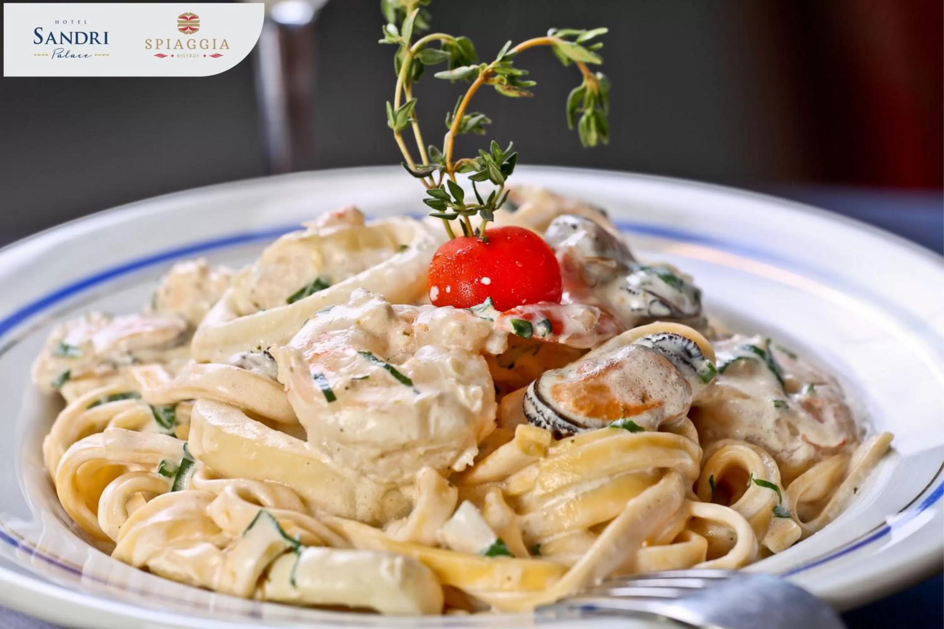 Food close-up in Sandri Palace Hotel