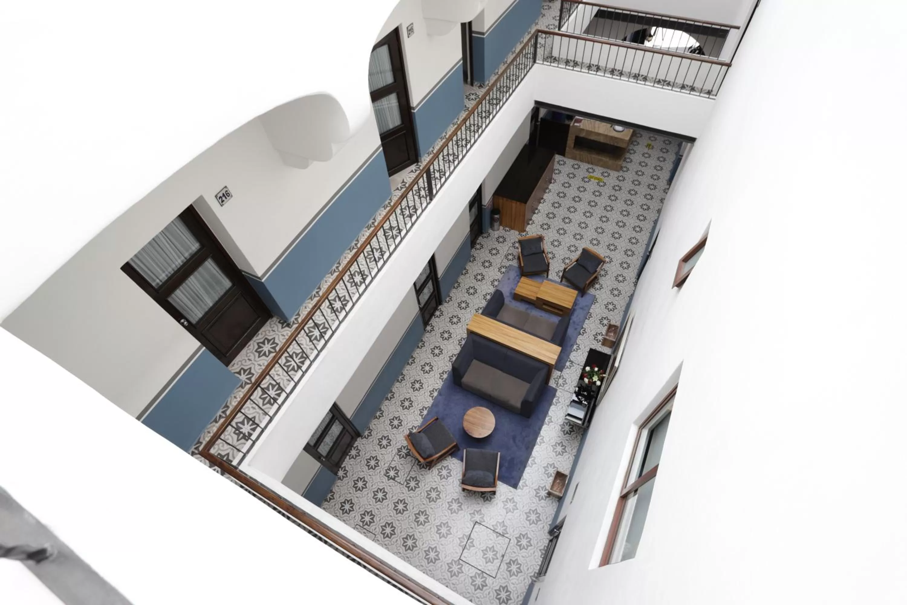 Seating area in Hotel Sofia