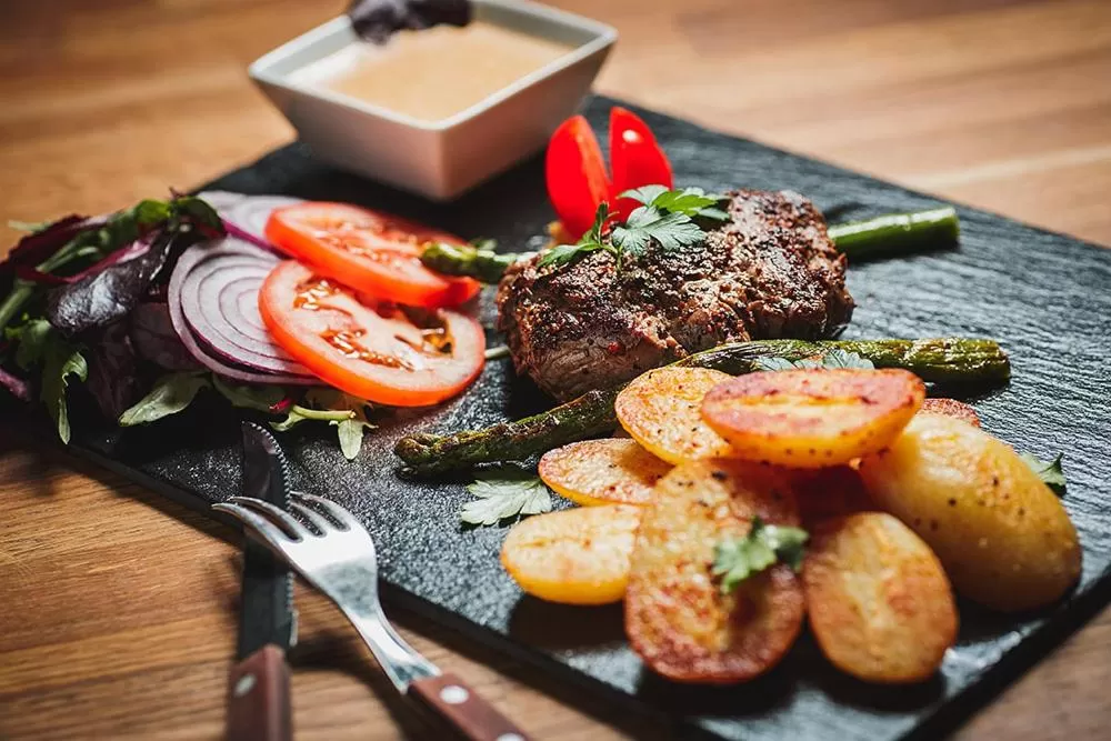 Food close-up in Spoton Hotel