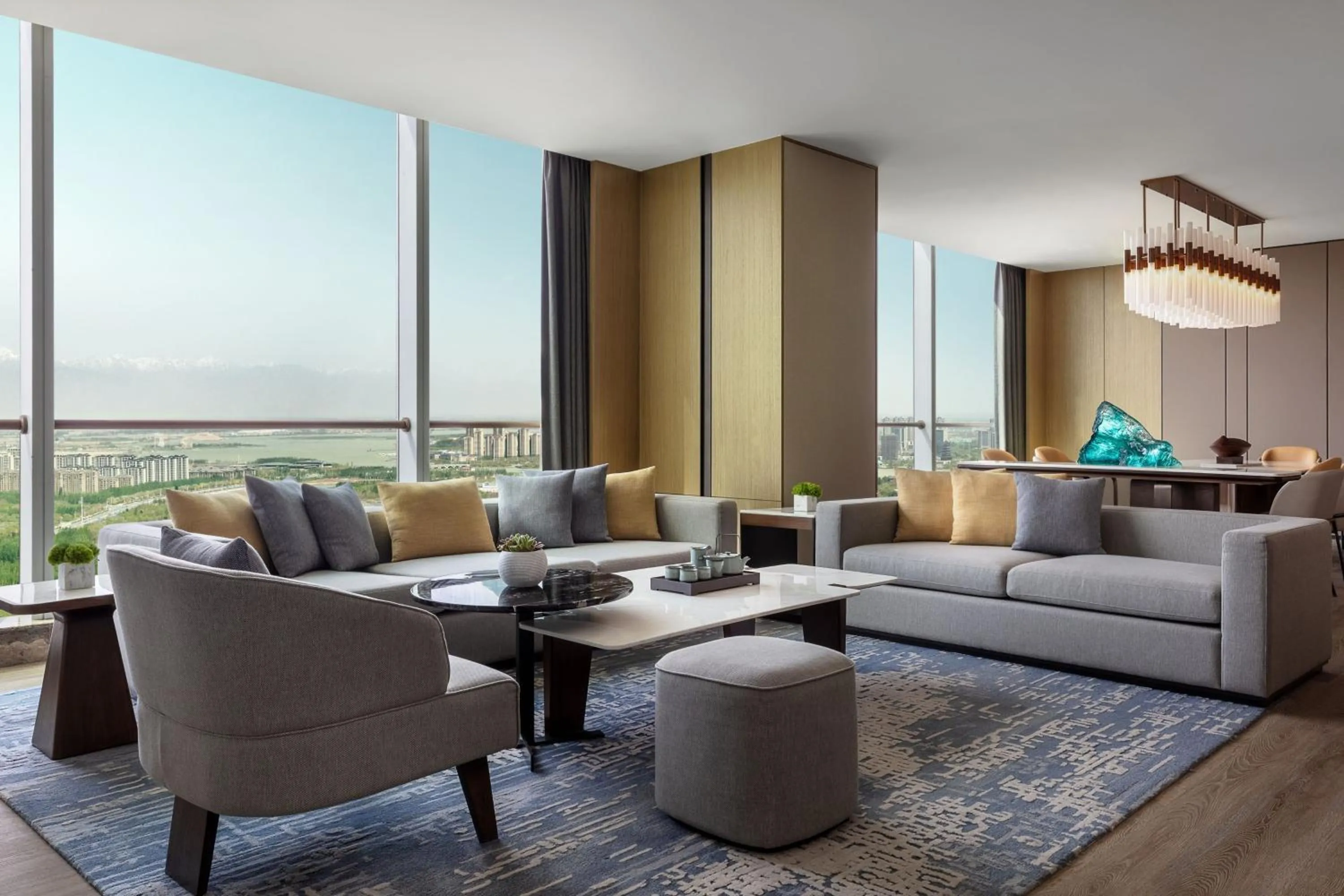 Photo of the whole room in JW Marriott Hotel Yinchuan