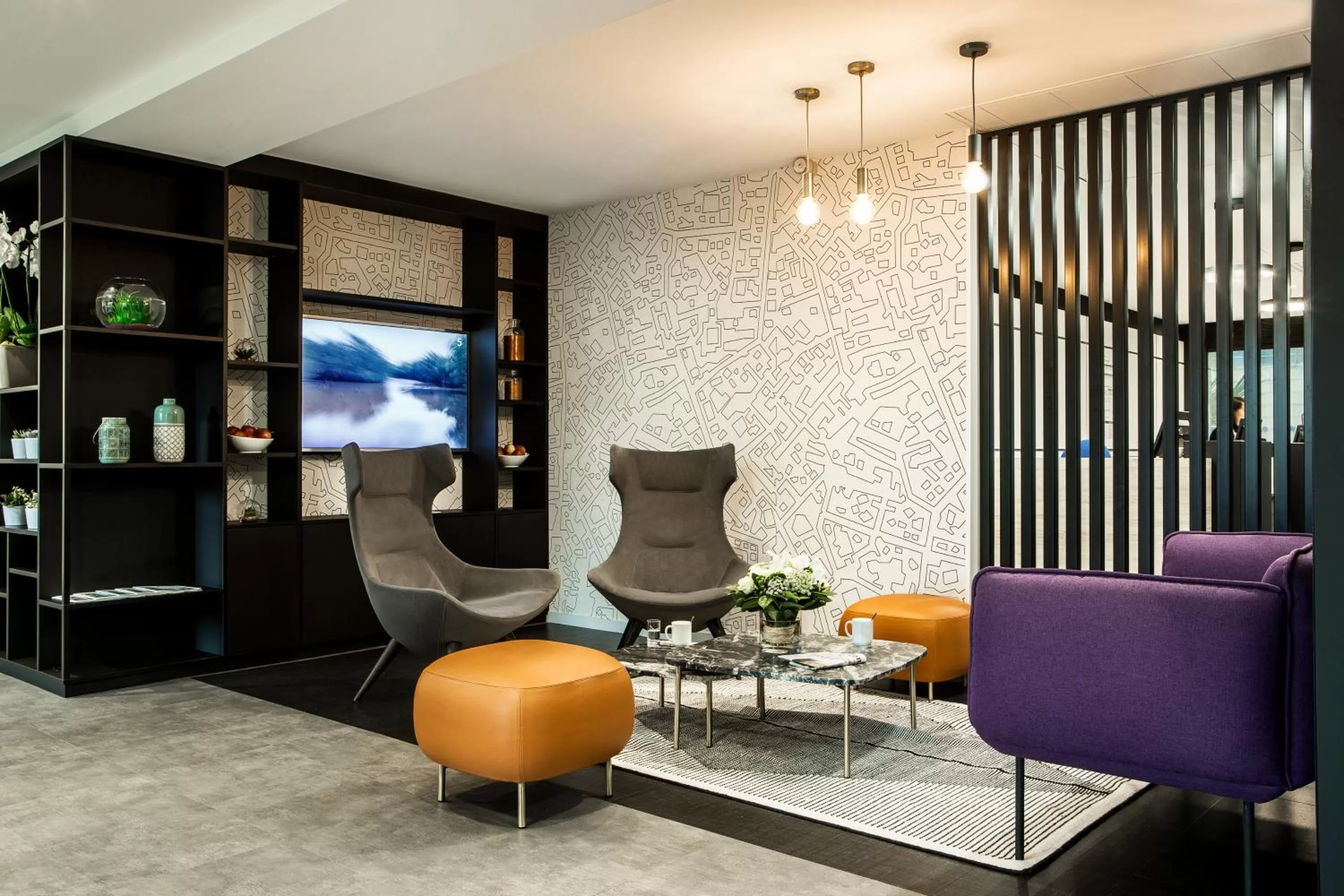 Lounge or bar in Citadines La Défense Paris