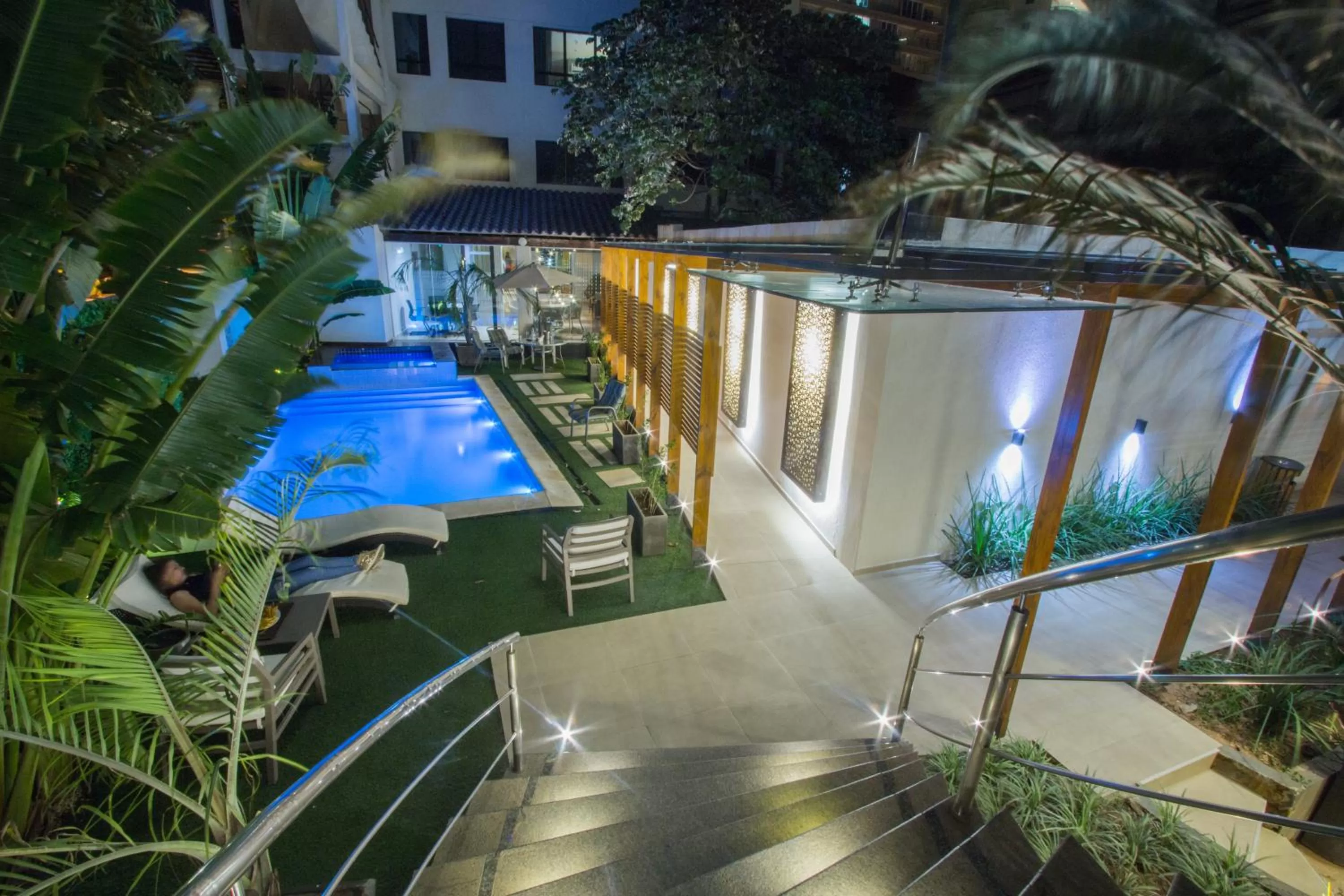 Swimming pool, Pool View in Hotel Le Pelican