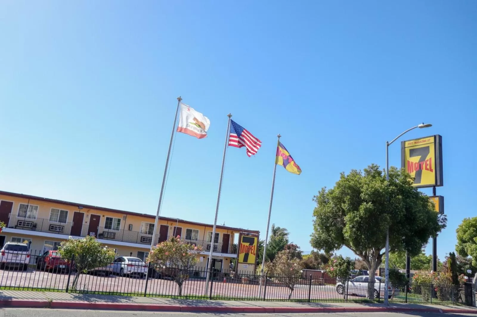 Property logo or sign in Motel 7 - Near Six Flags, Vallejo - Napa Valley