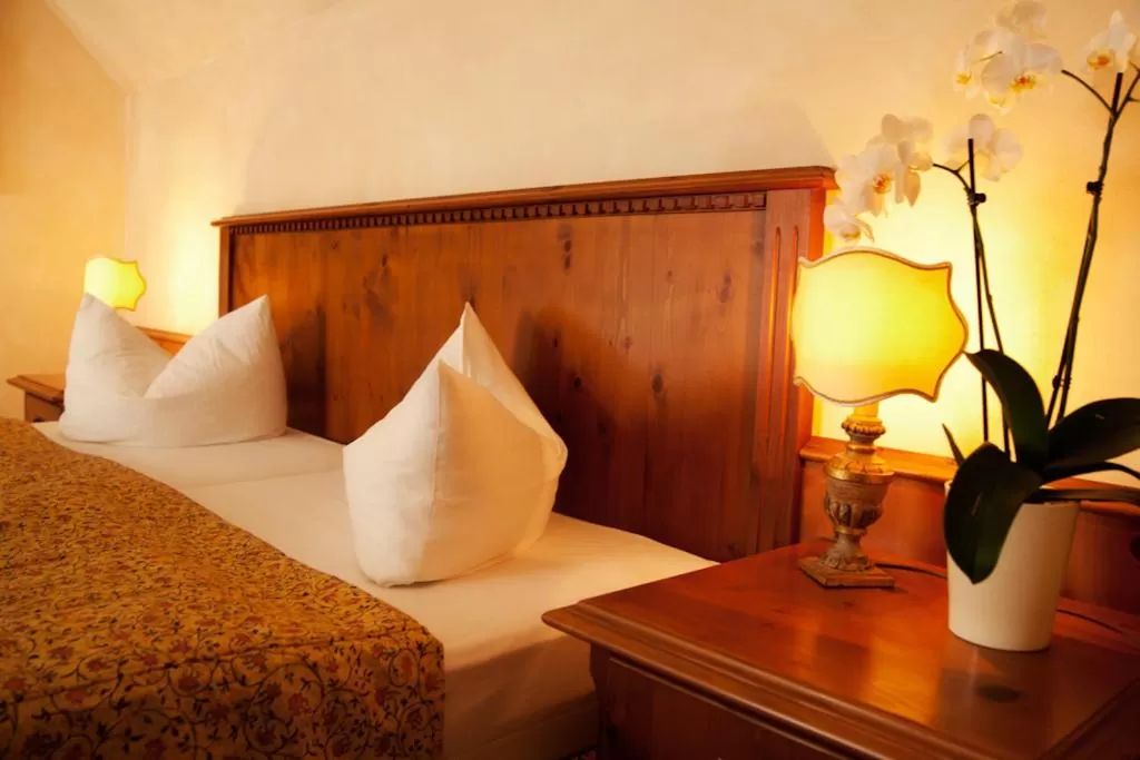 Decorative detail, Bed in Landgasthof & Hotel Jagdhof