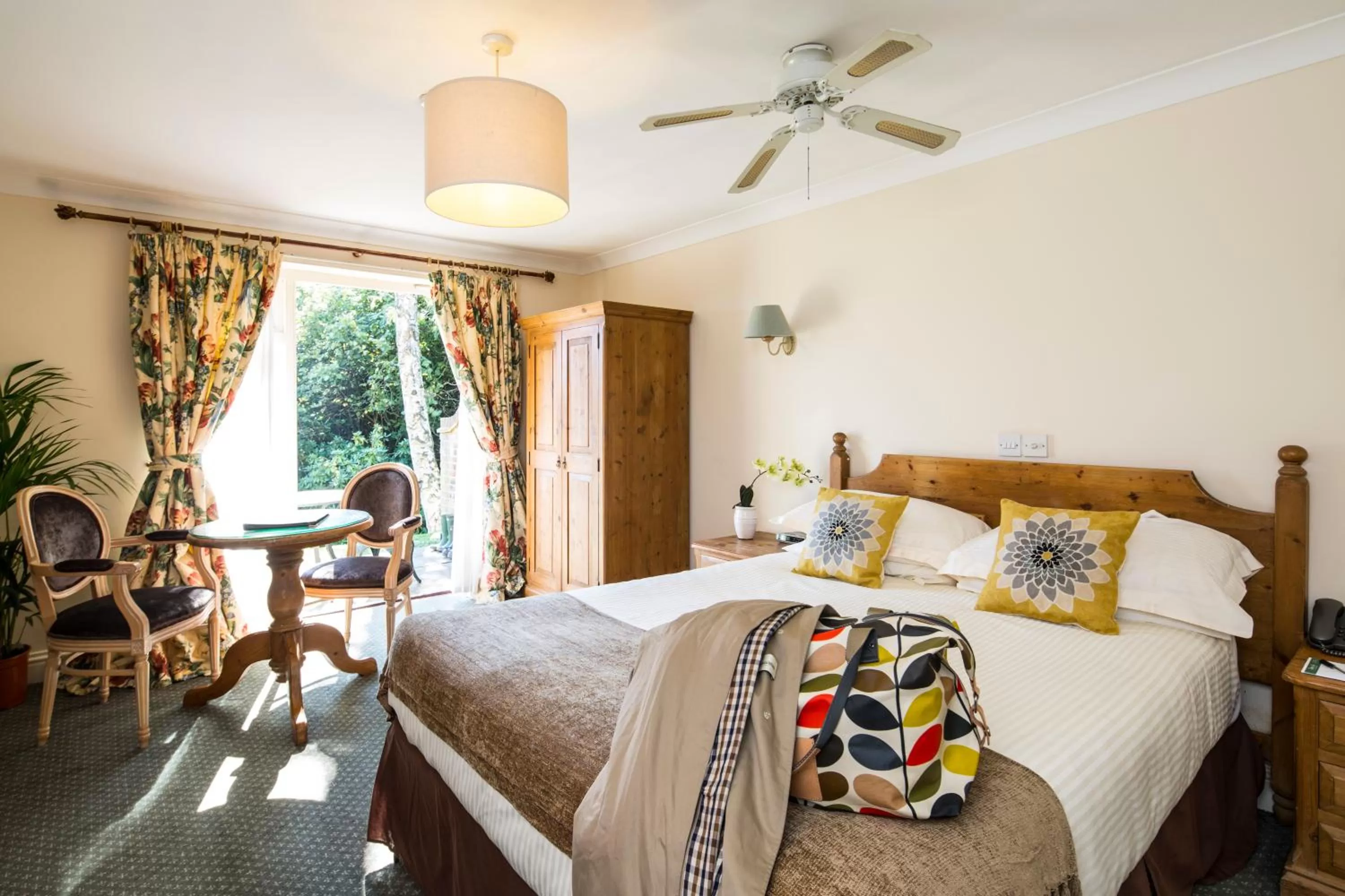 Bed in Flackley Ash Country House Hotel