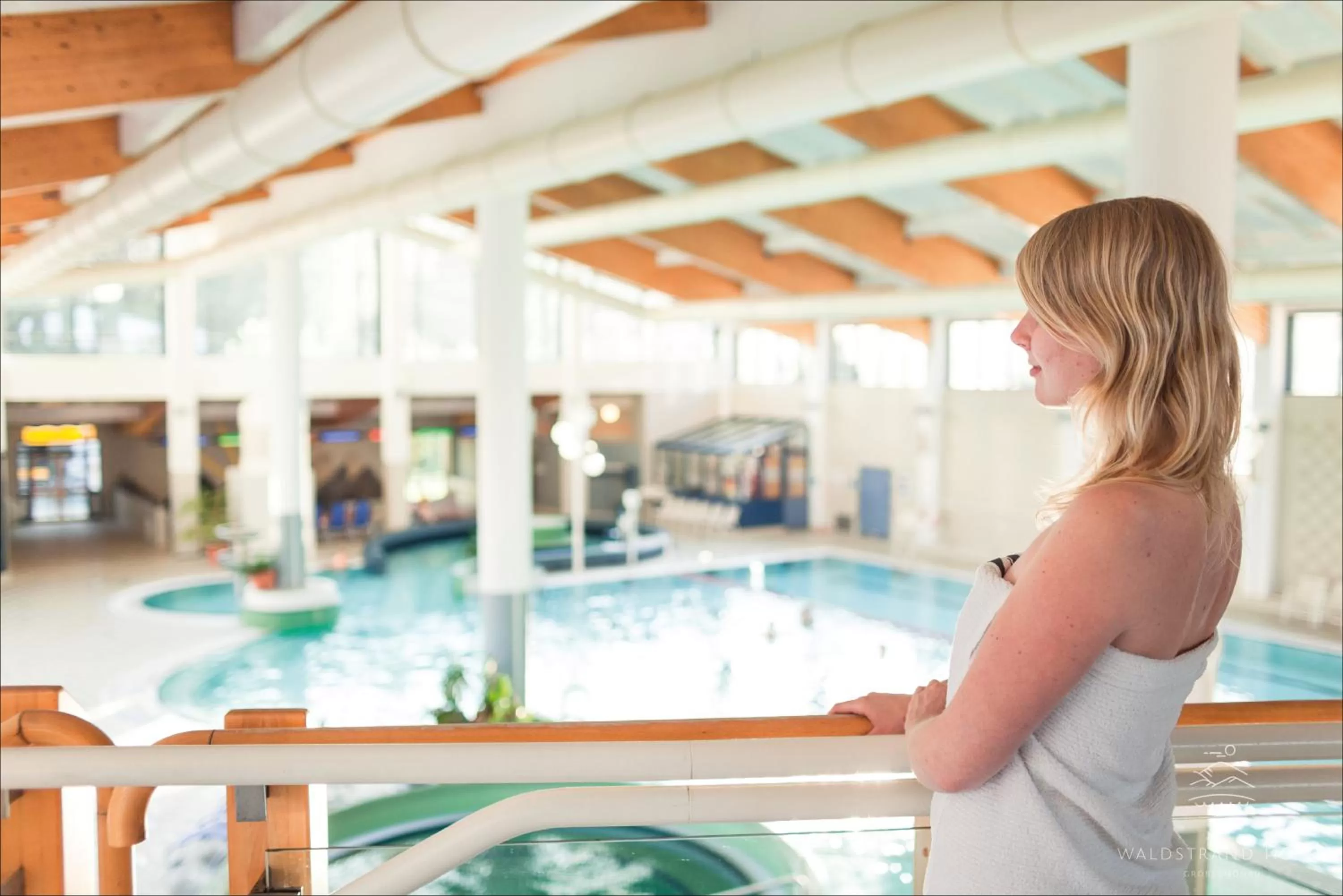 Spa and wellness centre/facilities, Swimming Pool in Waldstrand-Hotel Großschönau