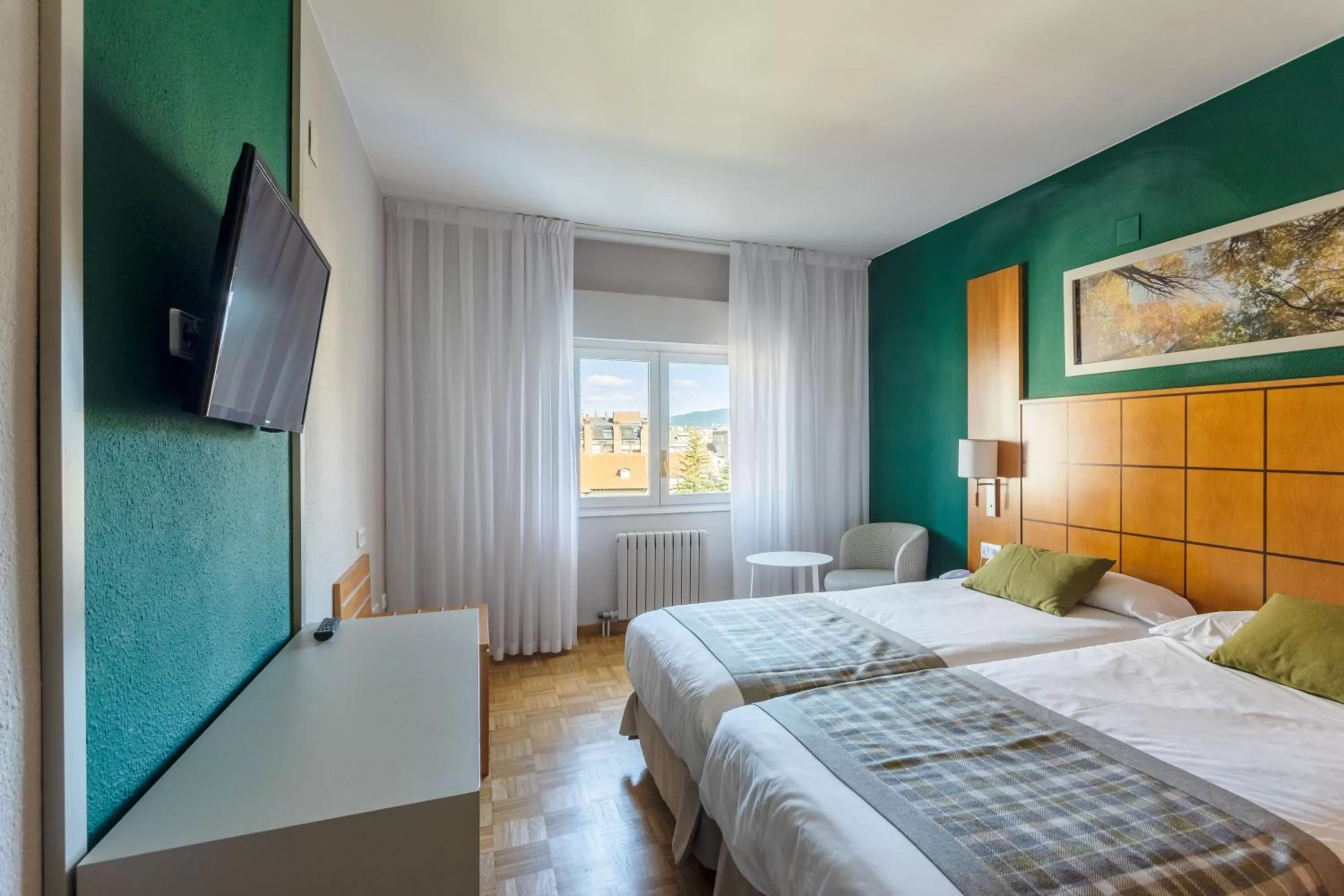 Bed in Gran Hotel de Jaca