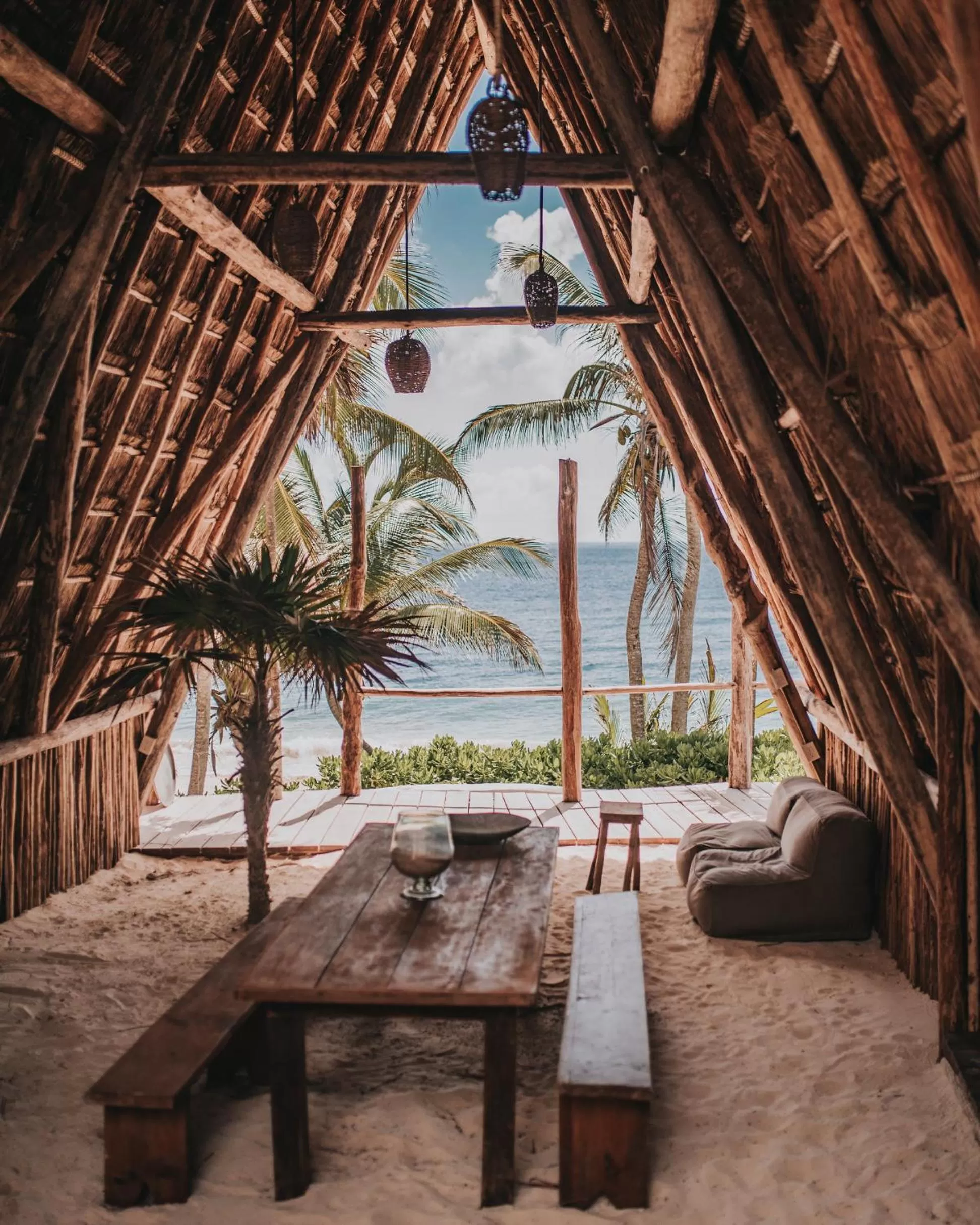 Seating area in Papaya Playa Project, Tulum, a Member of Design Hotels