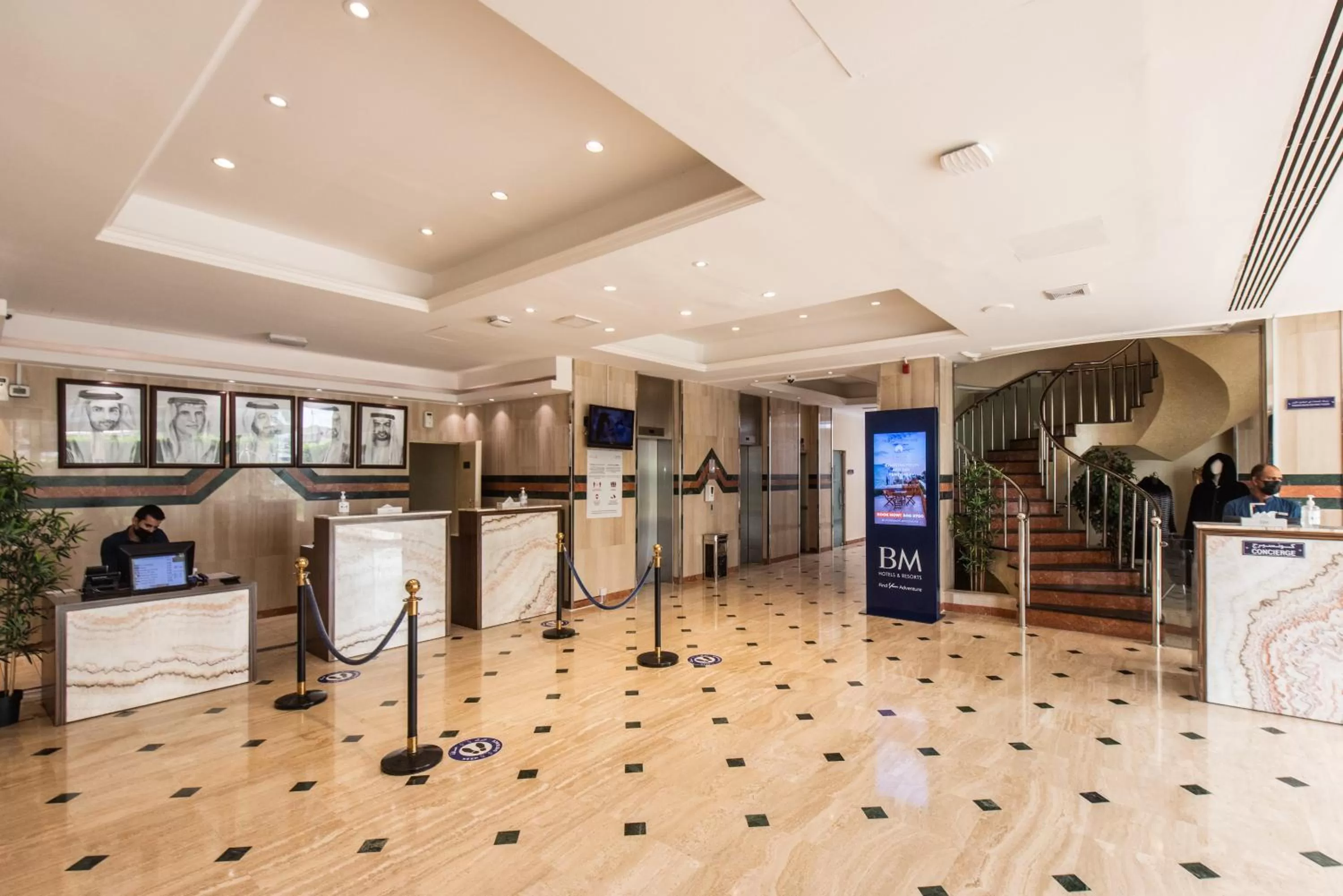 Lobby or reception in BM Beach Hotel