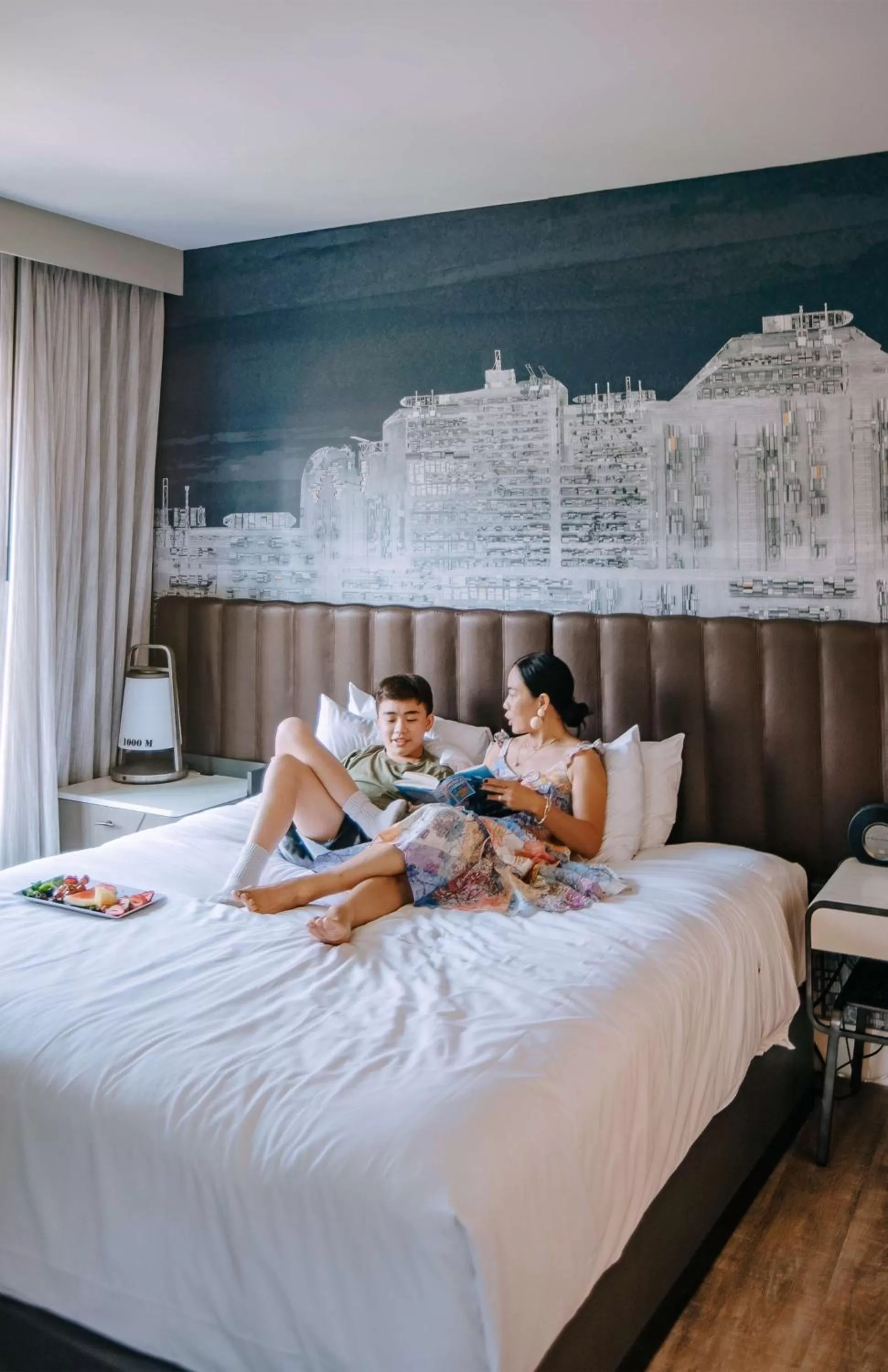 Bed in Hyatt Centric the Pike Long Beach