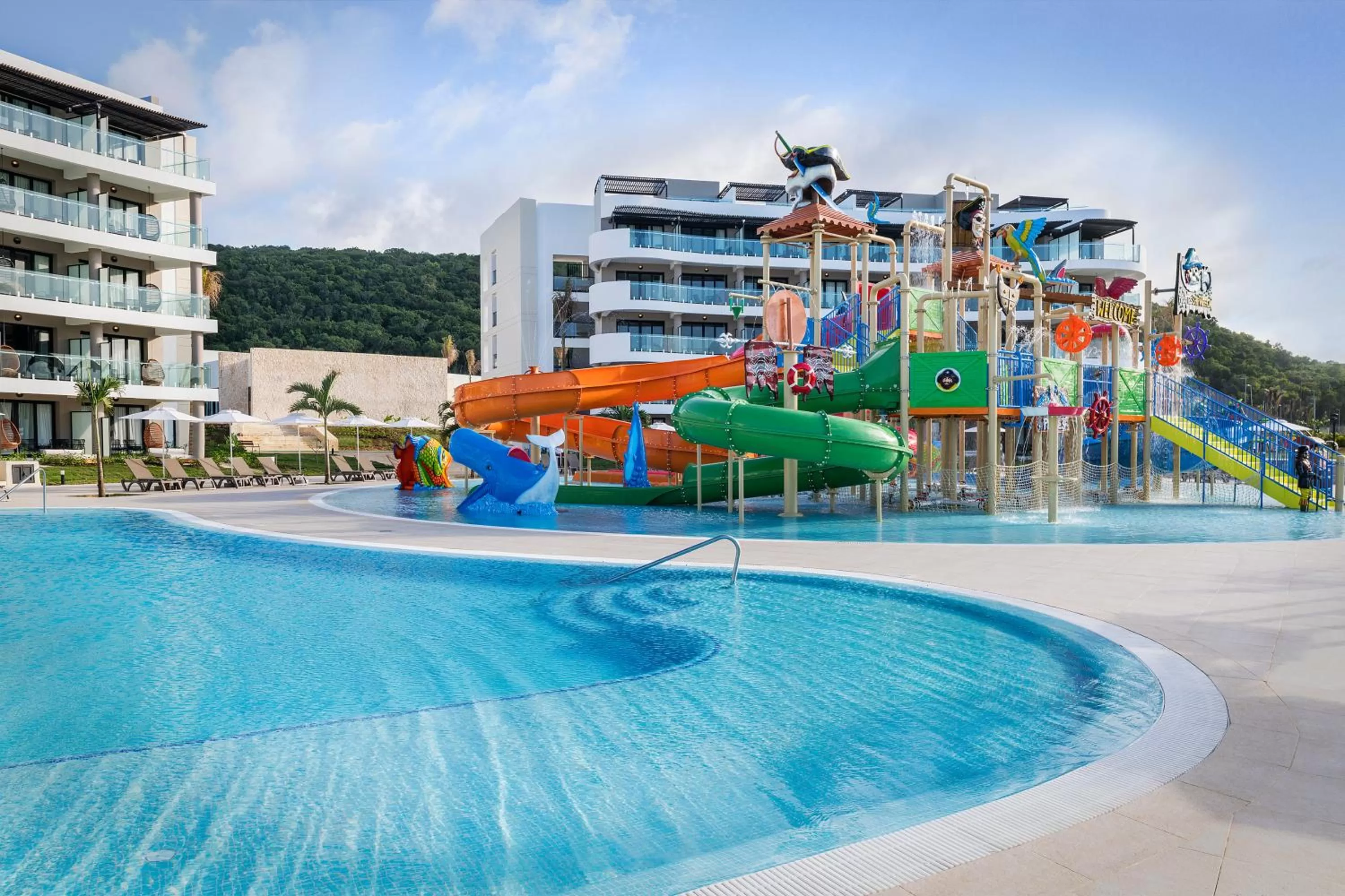 Aqua park in Ocean Coral Spring Resort - All Inclusive