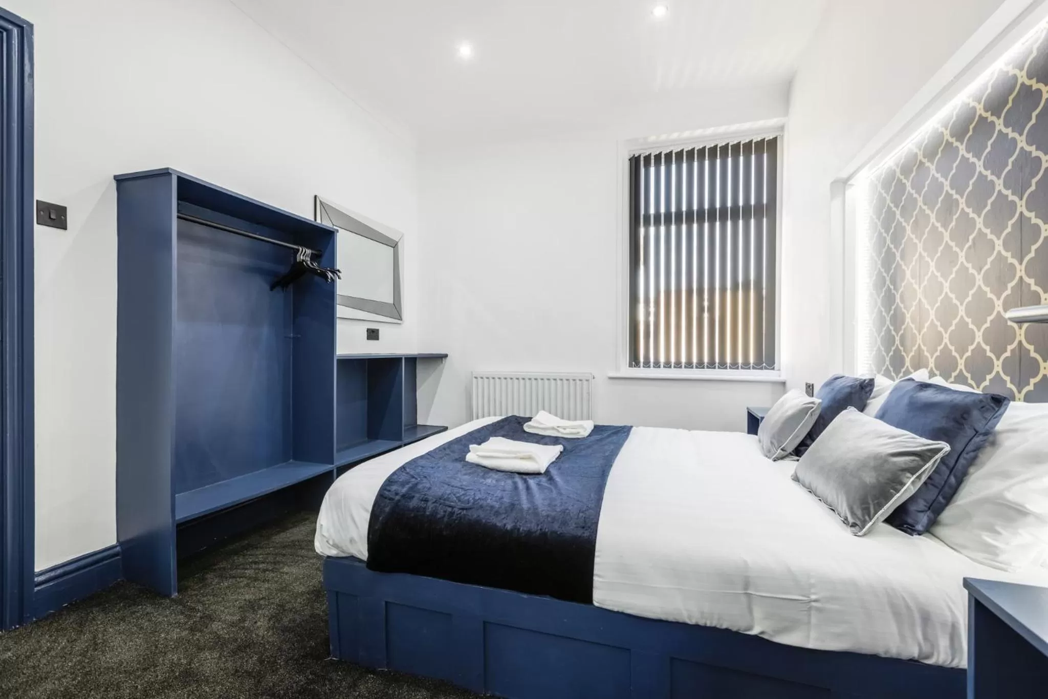 Bedroom in Crystal Towers Sasco Apartments