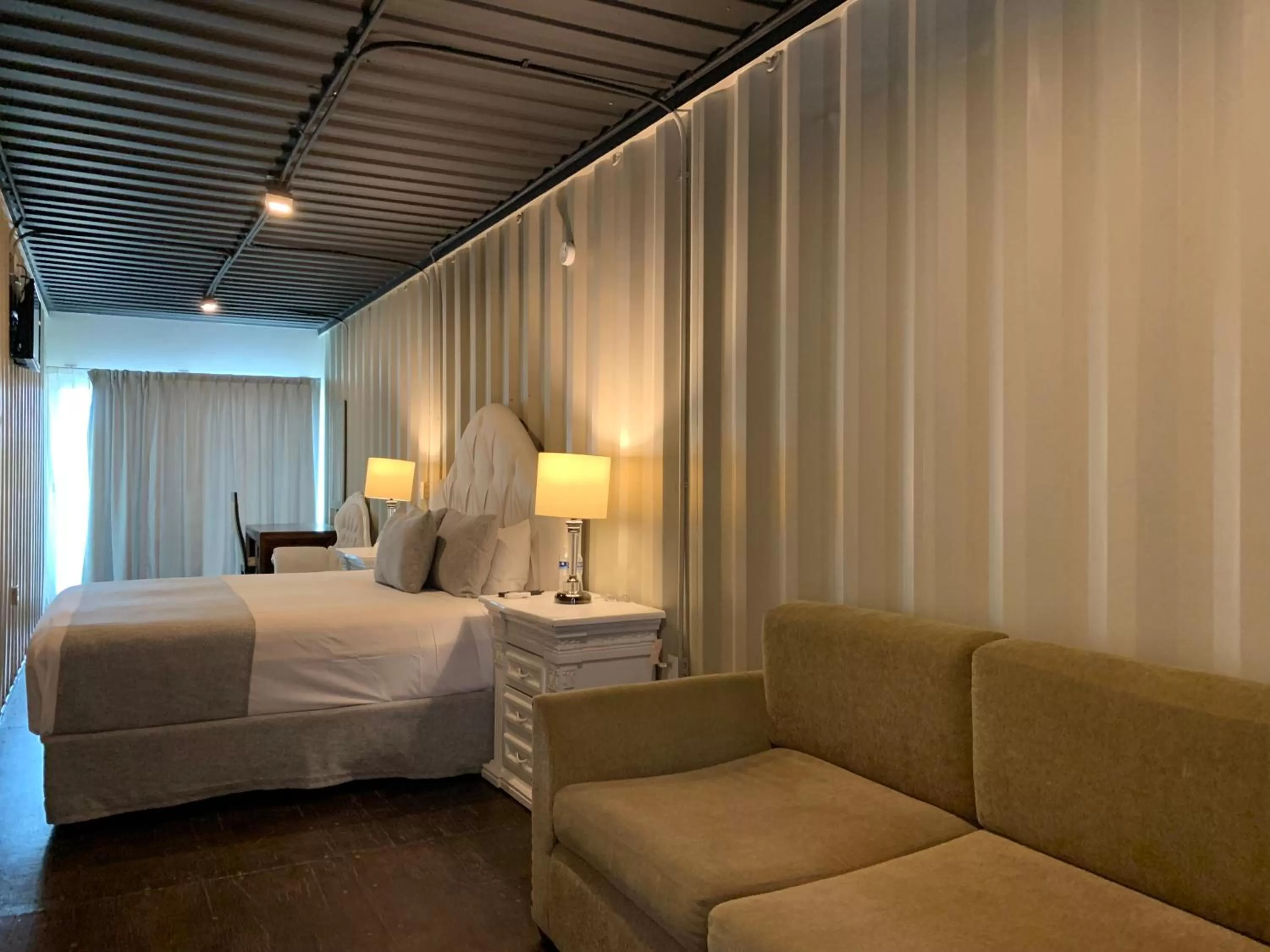 Bed in Container Inn Hotel Aeropuerto