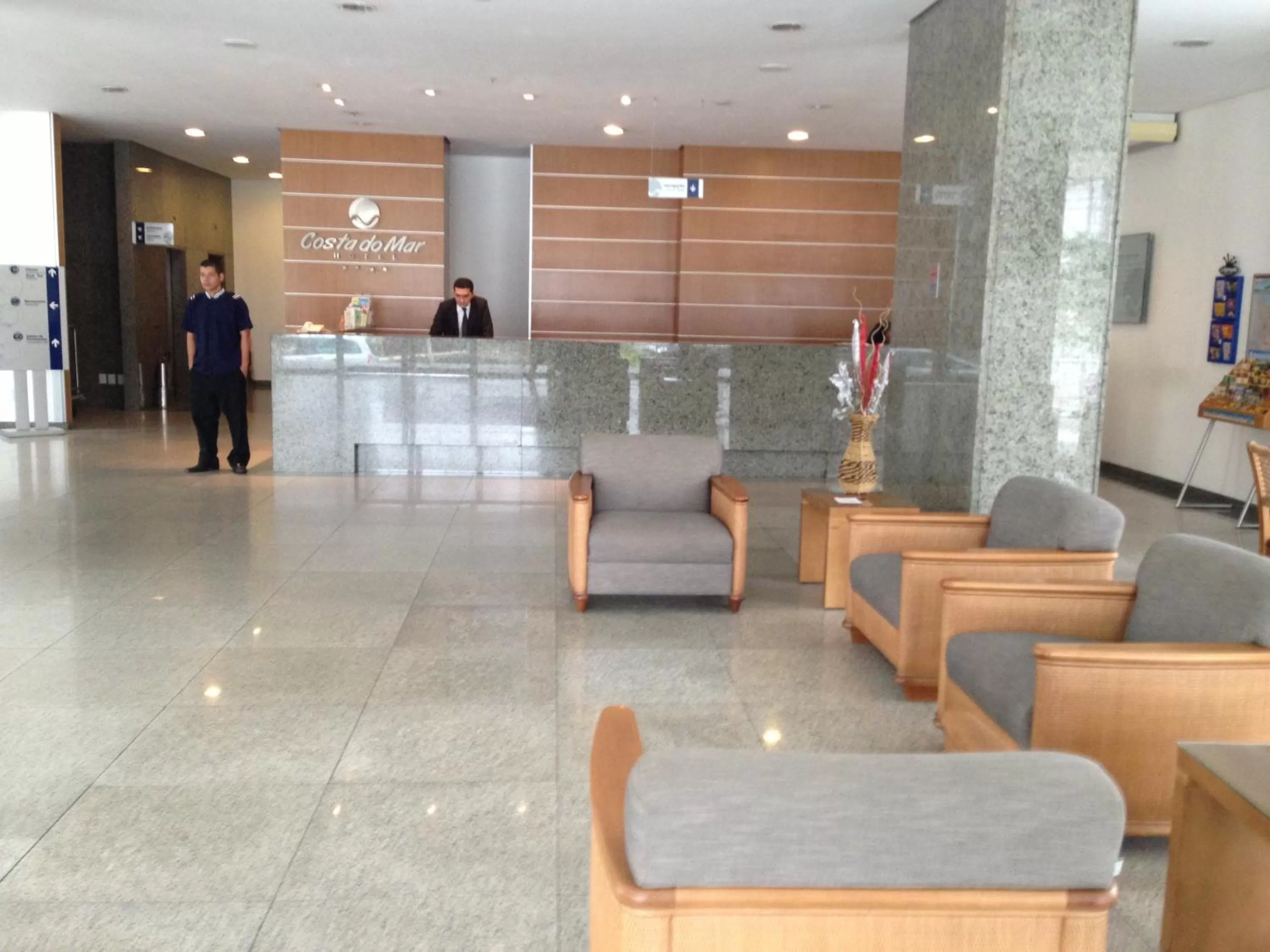 Lobby or reception in Costa do Mar Hotel
