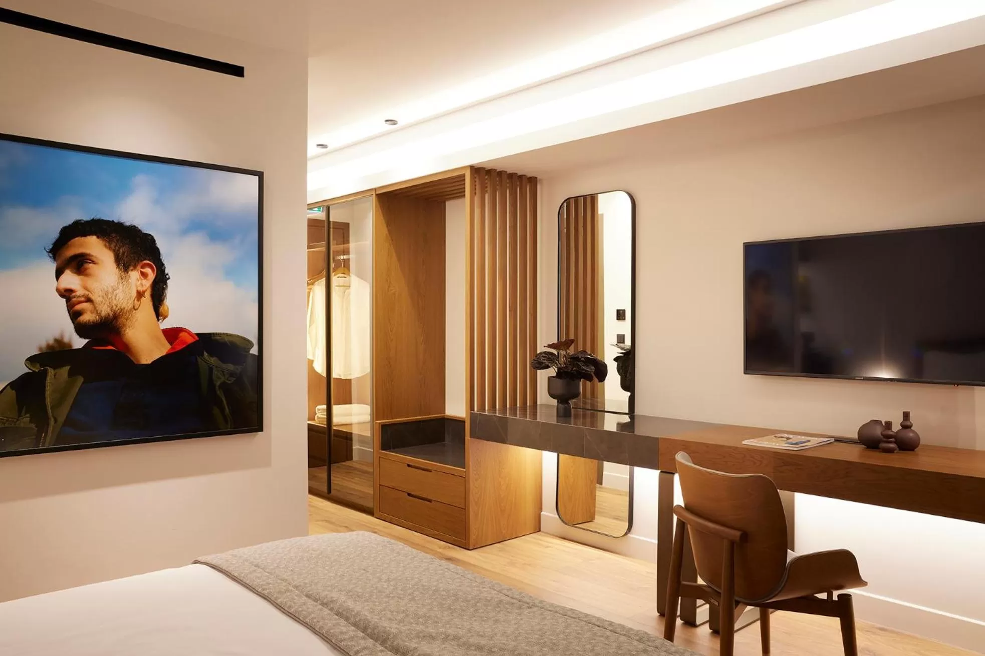 TV and multimedia, Bed in Teight Hotel