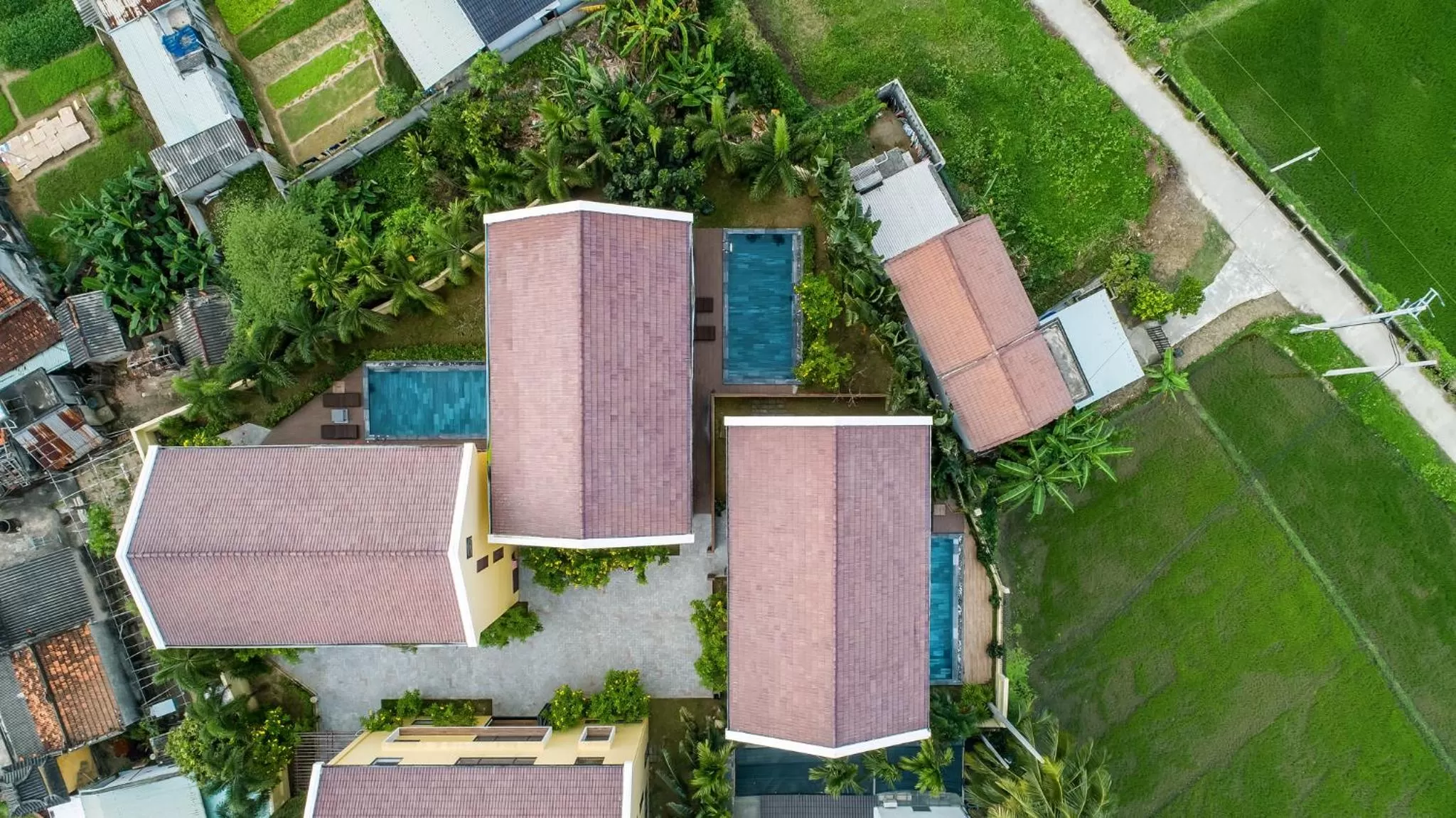 Natural landscape, Bird's-eye View in Palm Village Hoian - STAY 24H