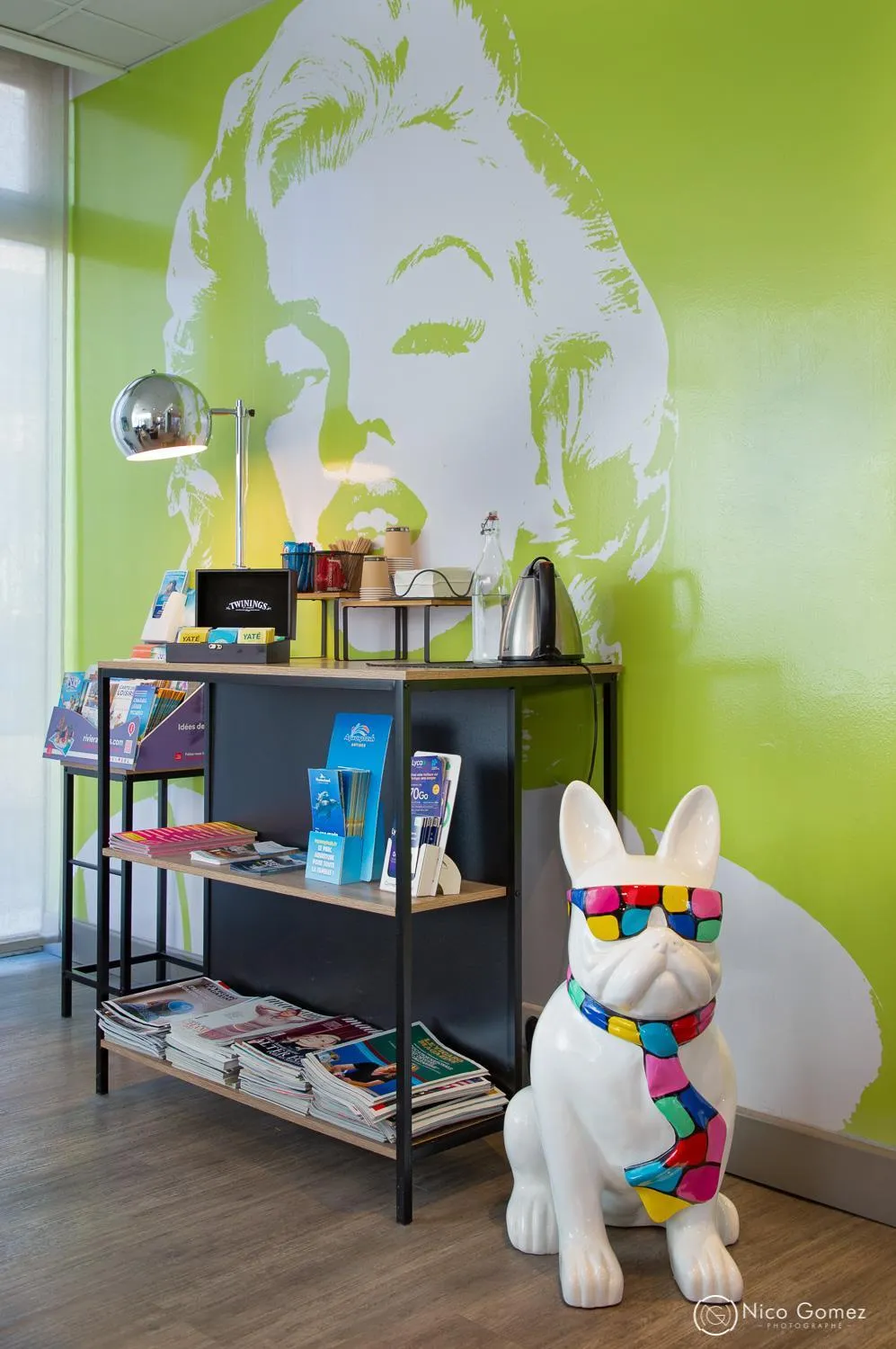 Lobby or reception, Bed in ibis Styles Cannes Le Cannet