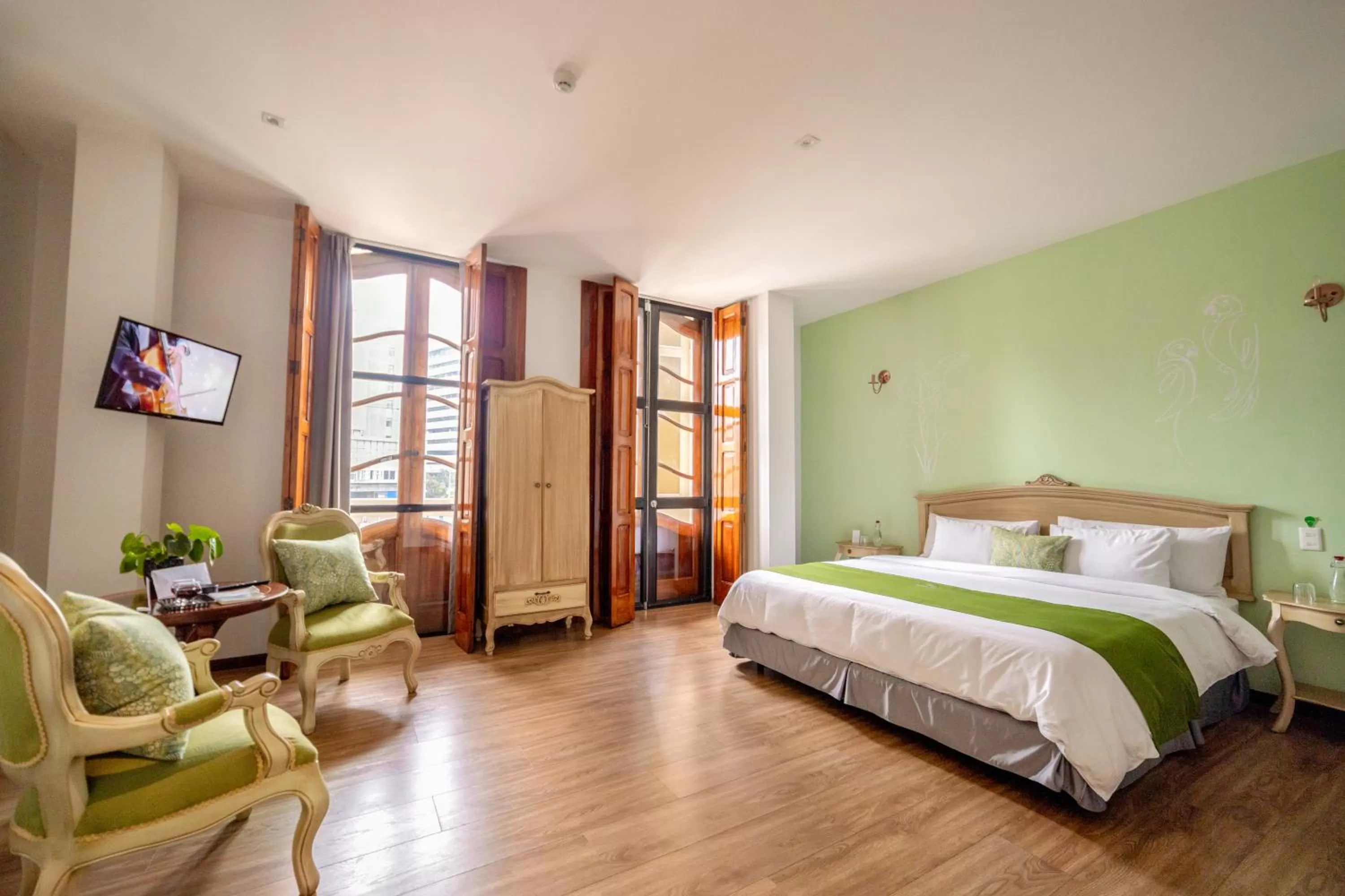 Bedroom, Bed in Boutique Hotel in Quito Hotel Casona 1914