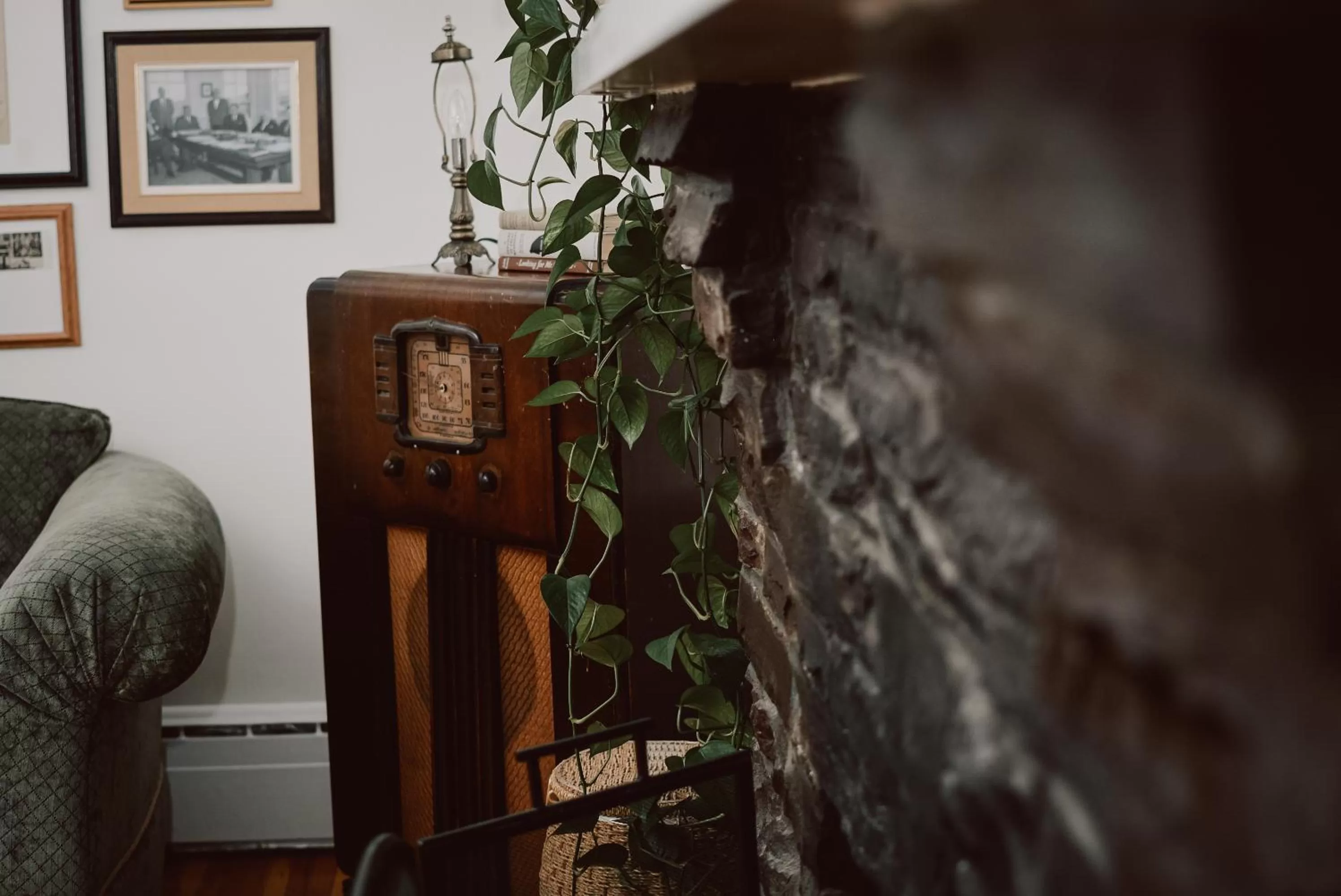 Living room in Hill Road Manor Bed & Breakfast