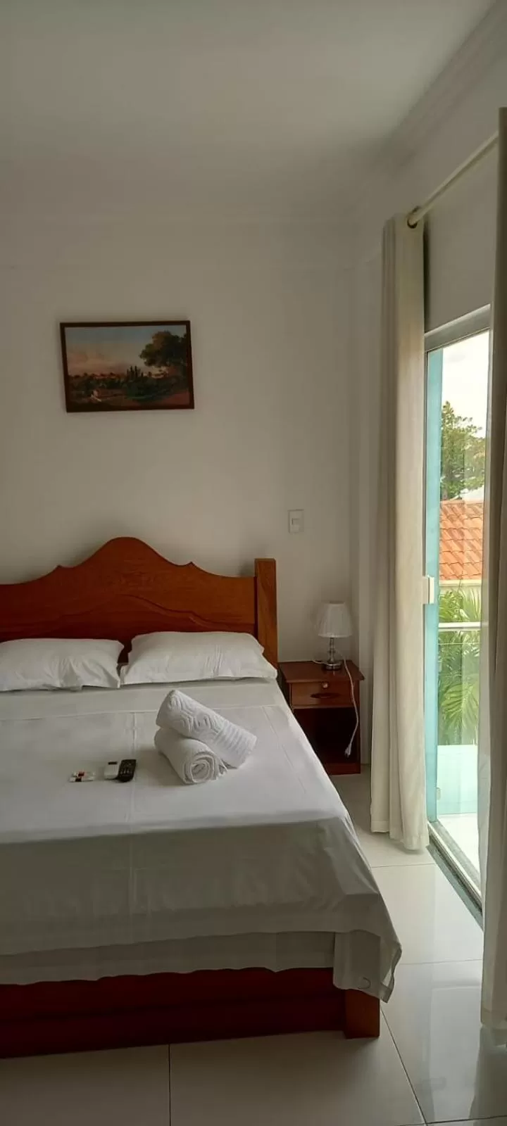 Bed in Pousada Vilas Boas