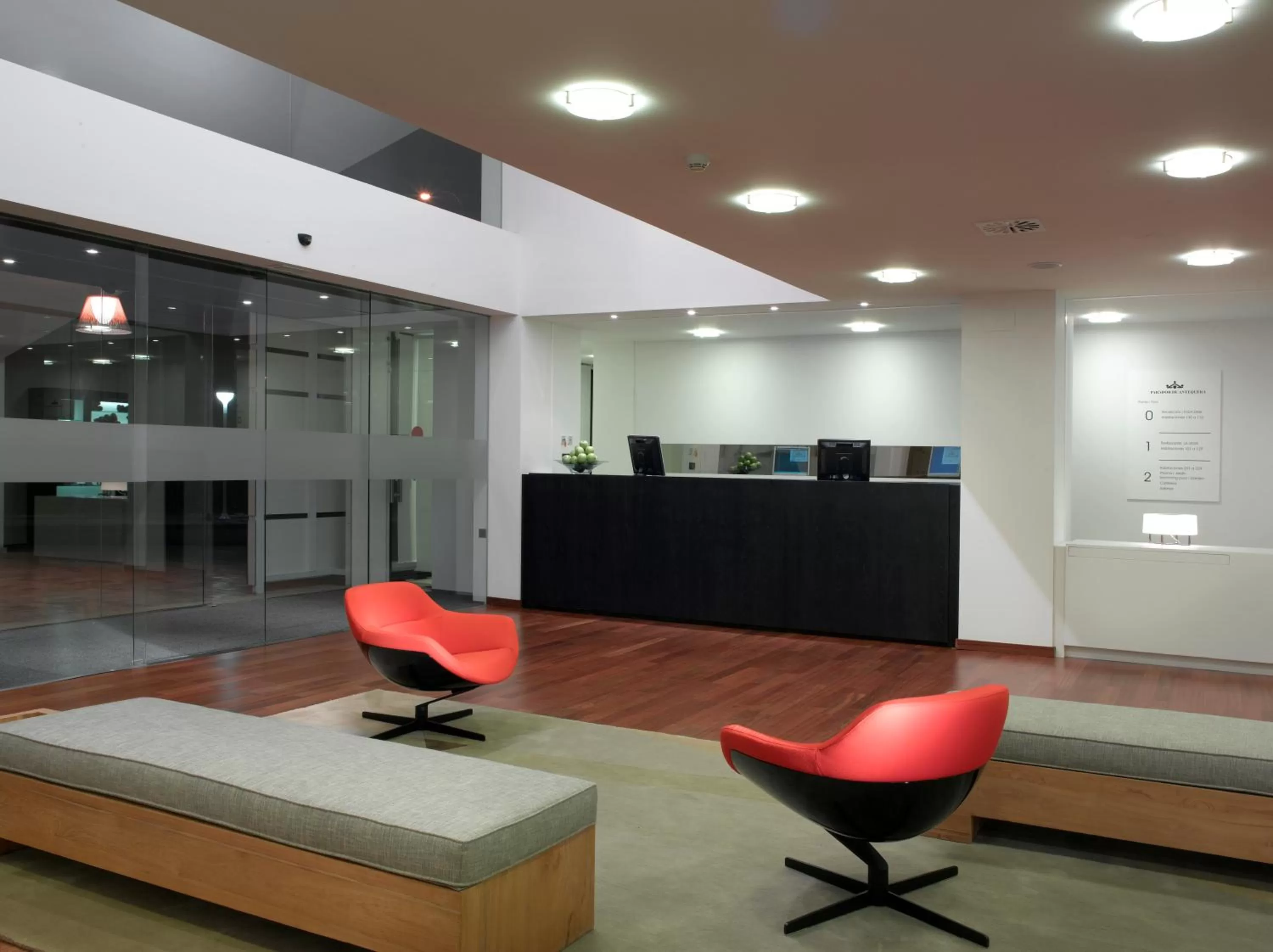 Lobby or reception in Parador de Antequera