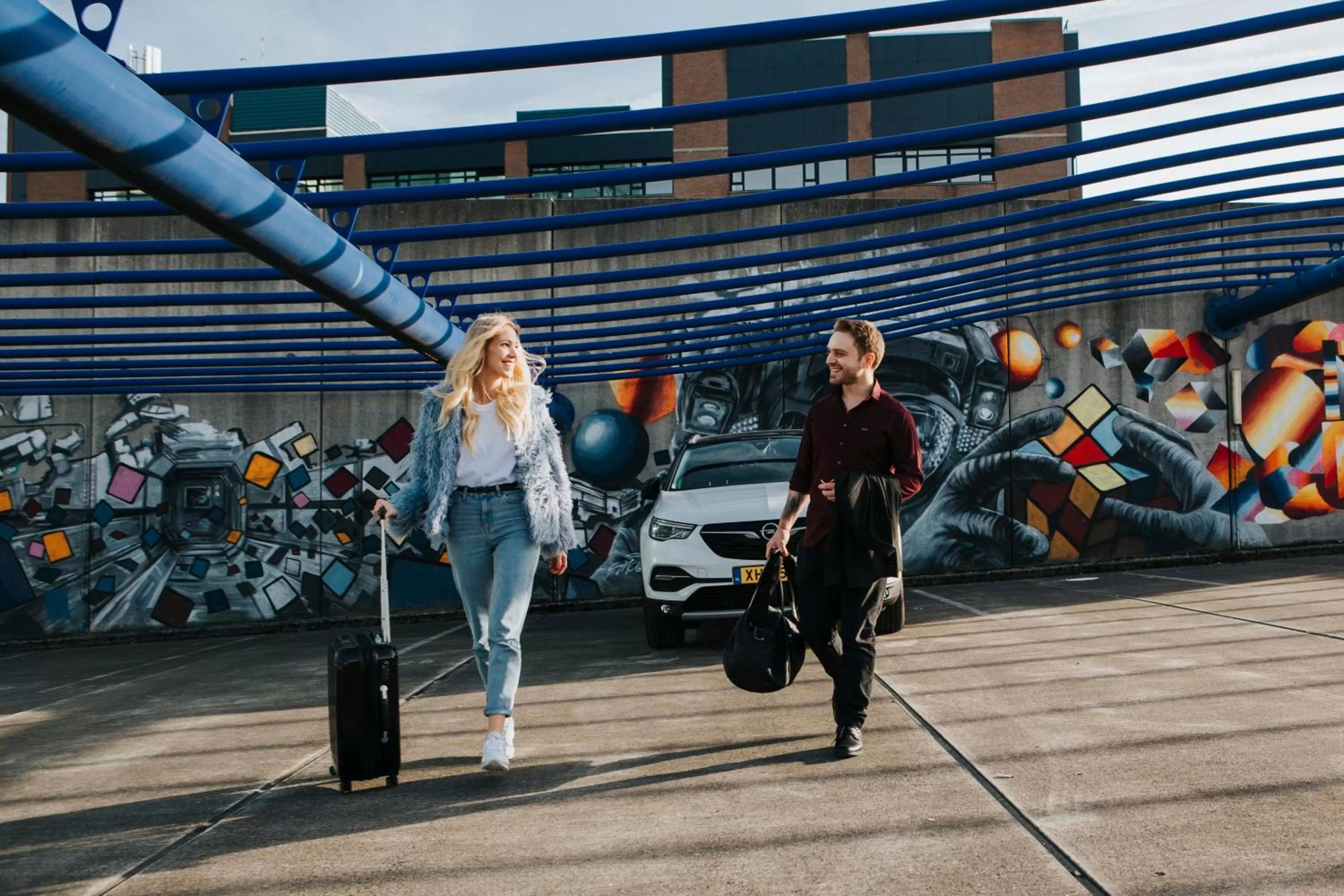 People in The Hague Teleport Hotel - Free Parking