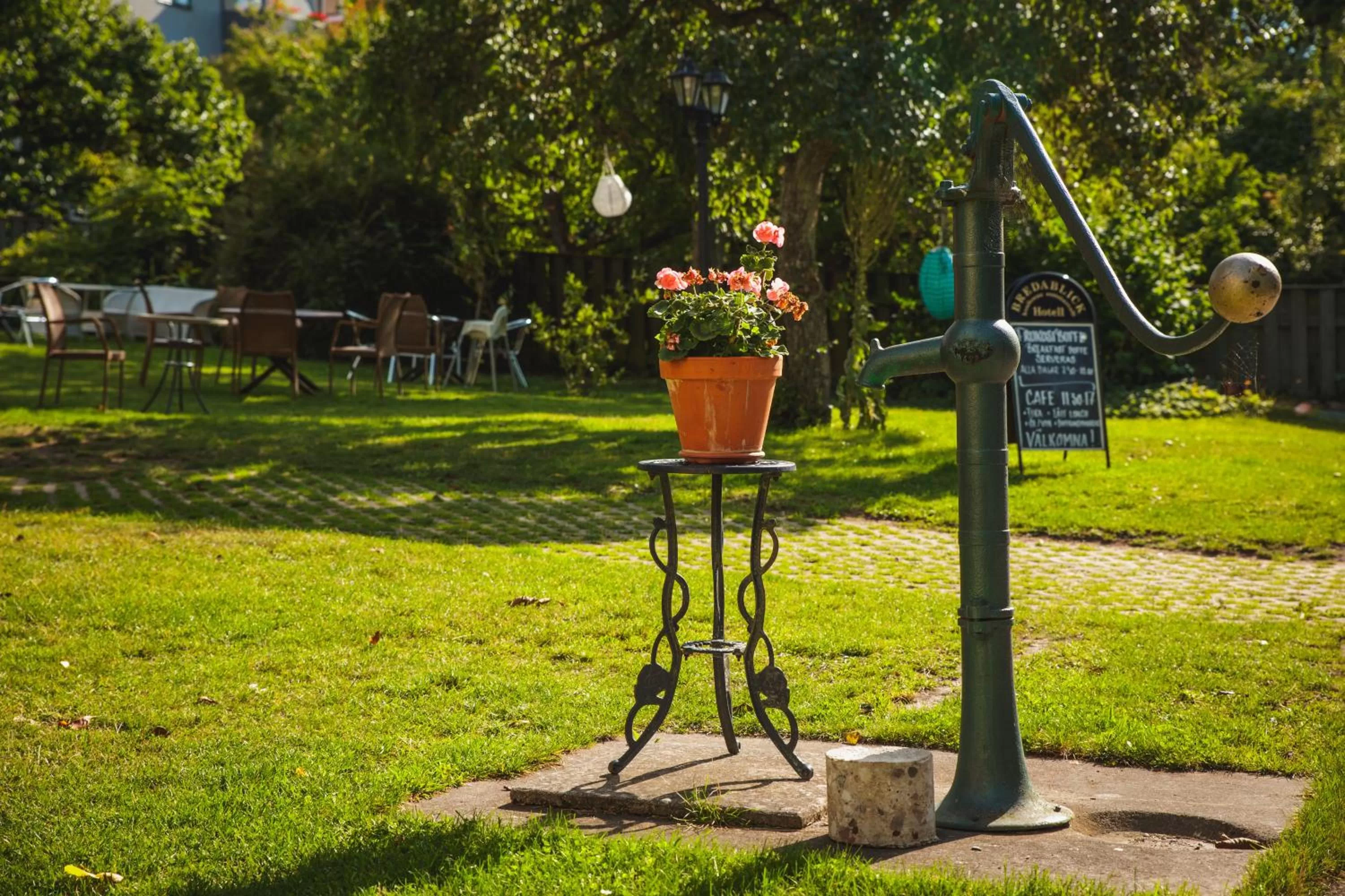 Garden in Hotell Breda Blick