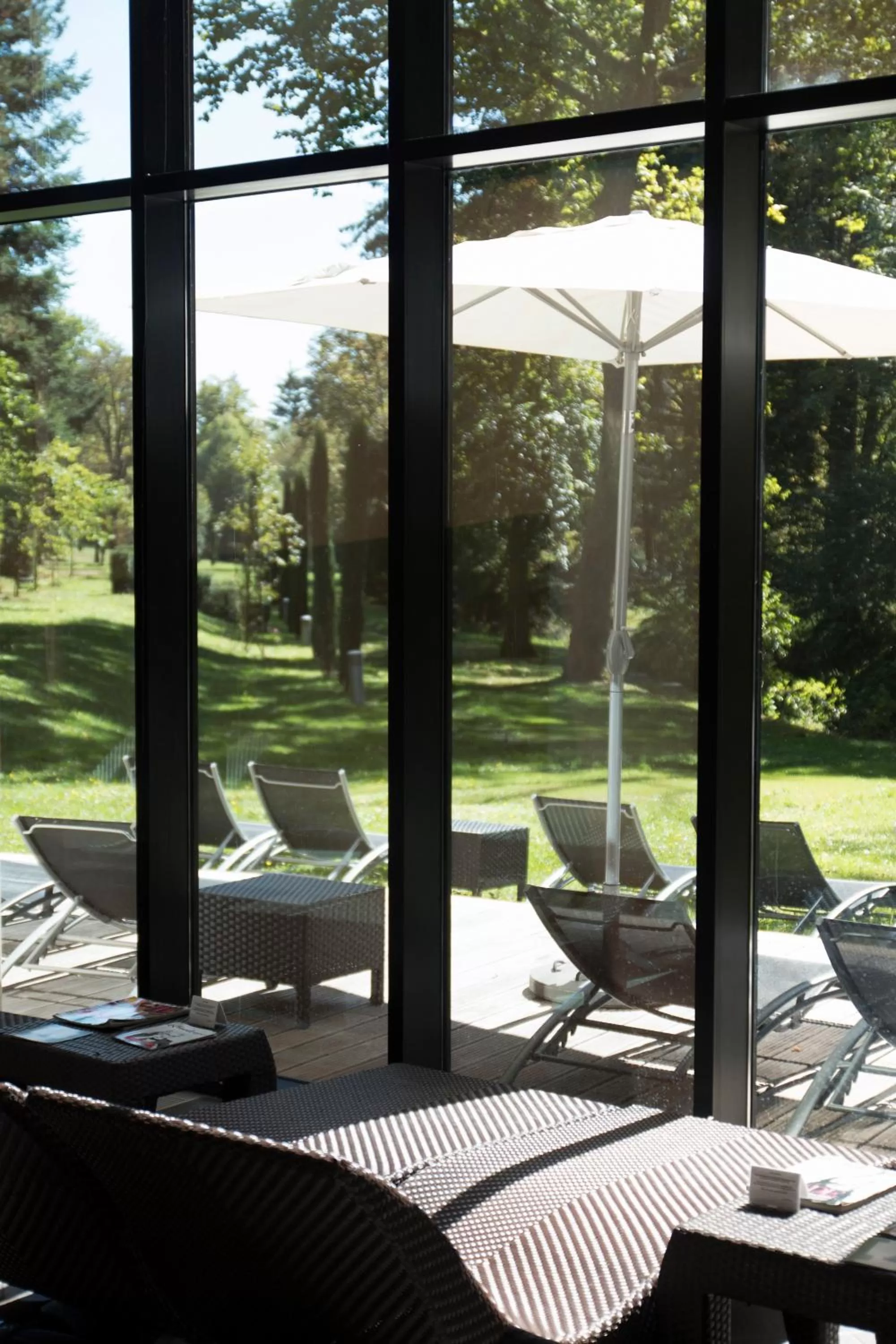 Garden view in Hotel & Spa Le Pavillon