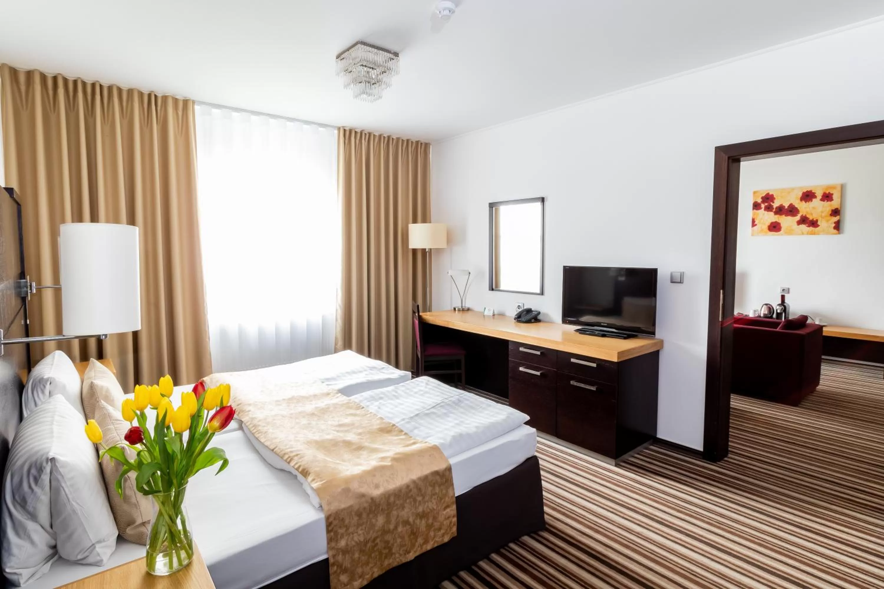 Photo of the whole room, Bed in Parkhotel Plzen Congress Center