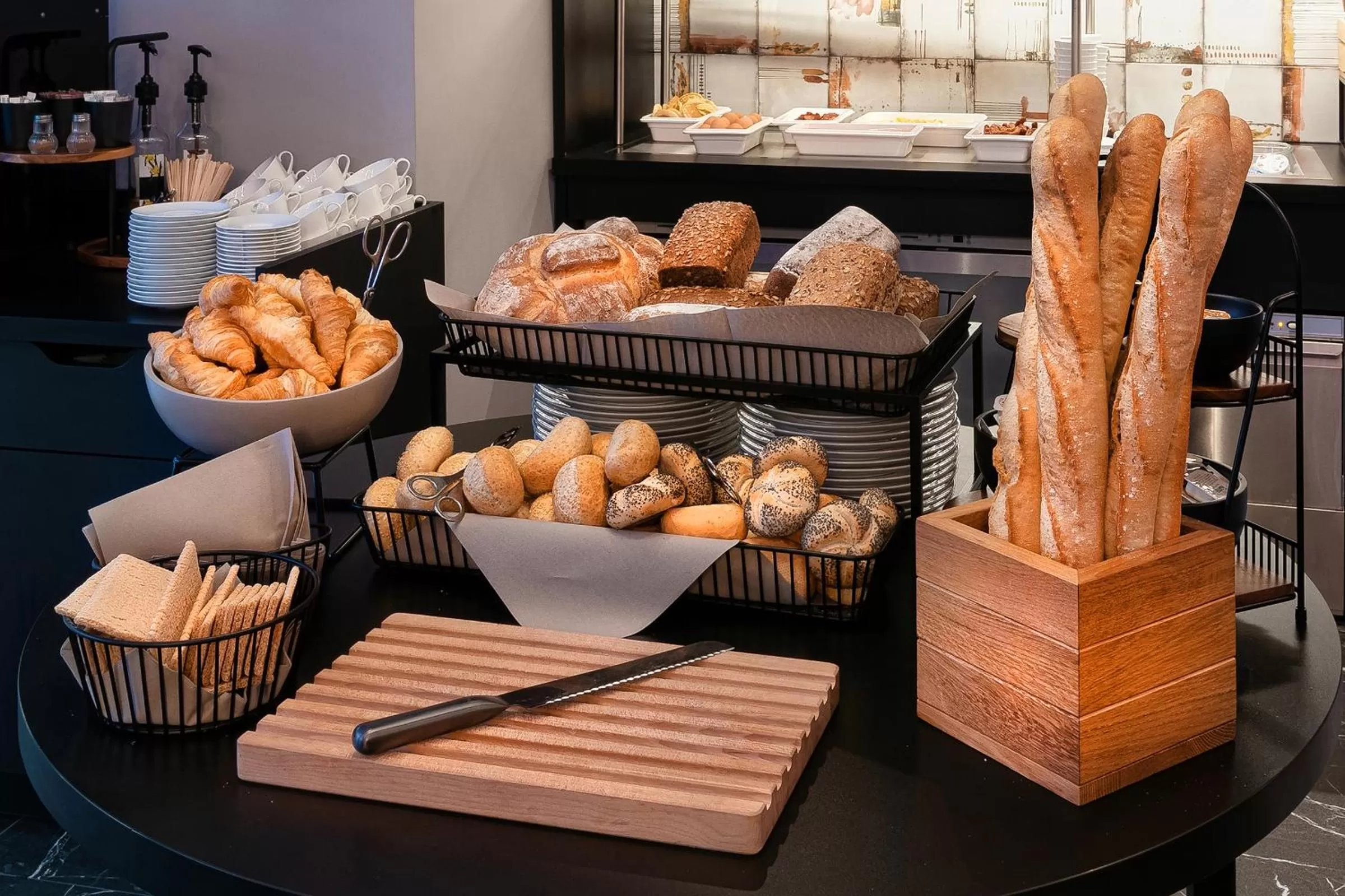 Buffet breakfast in Leonardo Boutique Hotel Krakow City Center