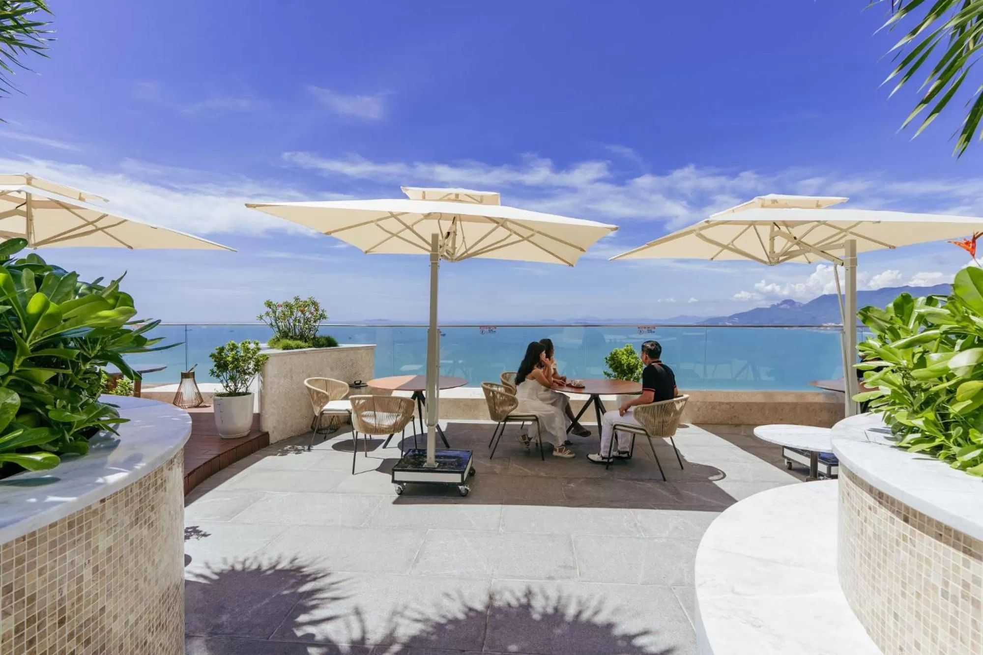 Patio in Grand Hyams Hotel - Quy Nhon Beach