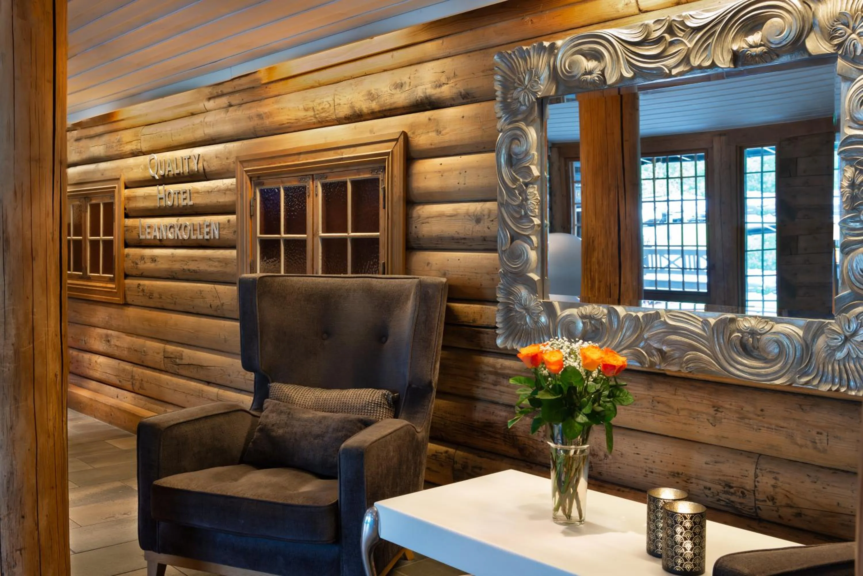 Lobby or reception in Quality Hotel Leangkollen