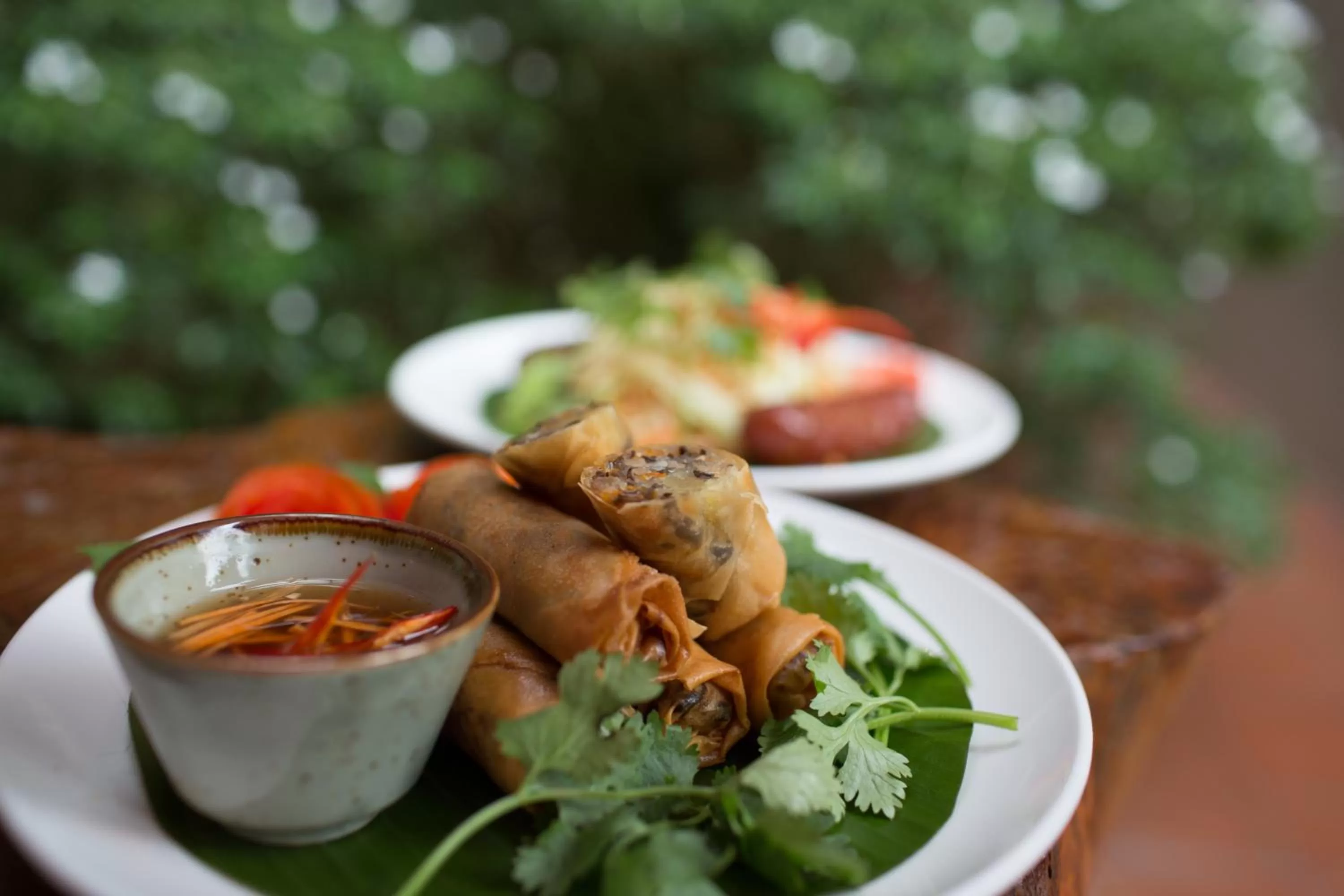 Food close-up in La Villa du Bonheur
