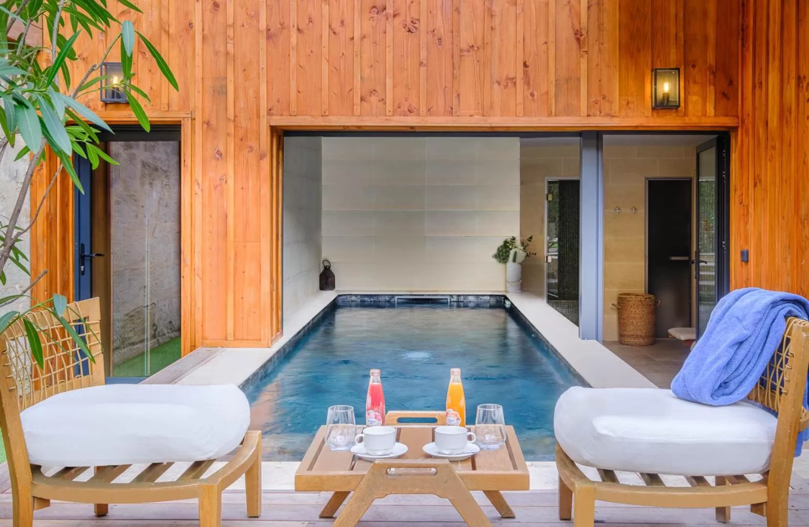 Swimming pool in Le Boutique Hotel & Spa