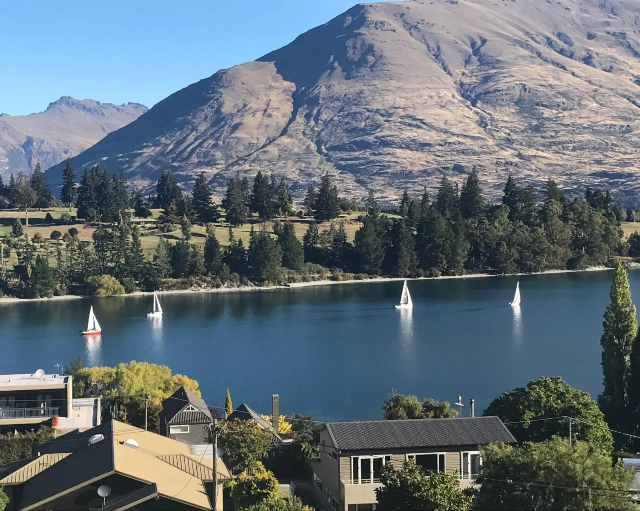 Lake view in Earnslaw Lodge