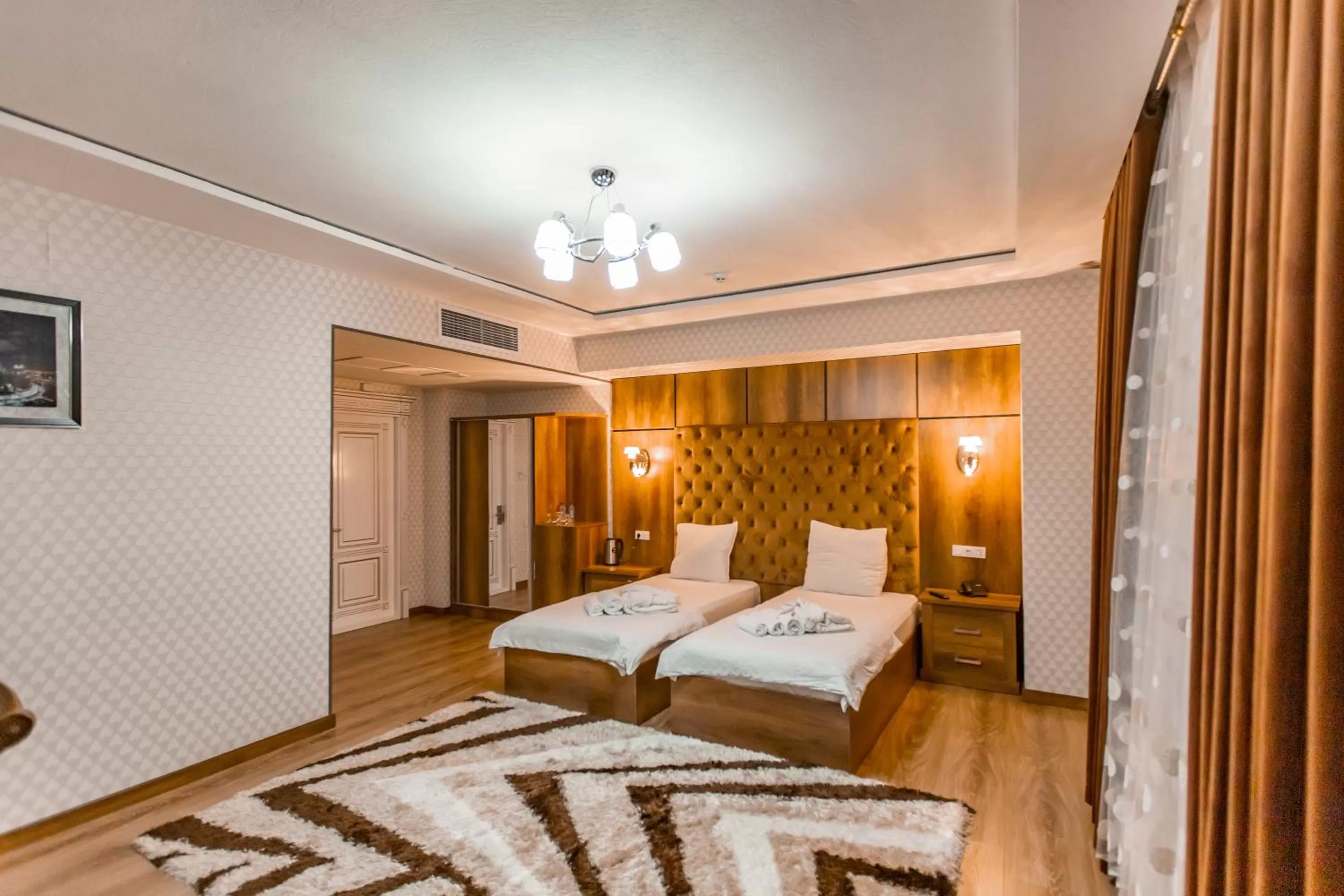 Bed in OydinPlaza Hotel