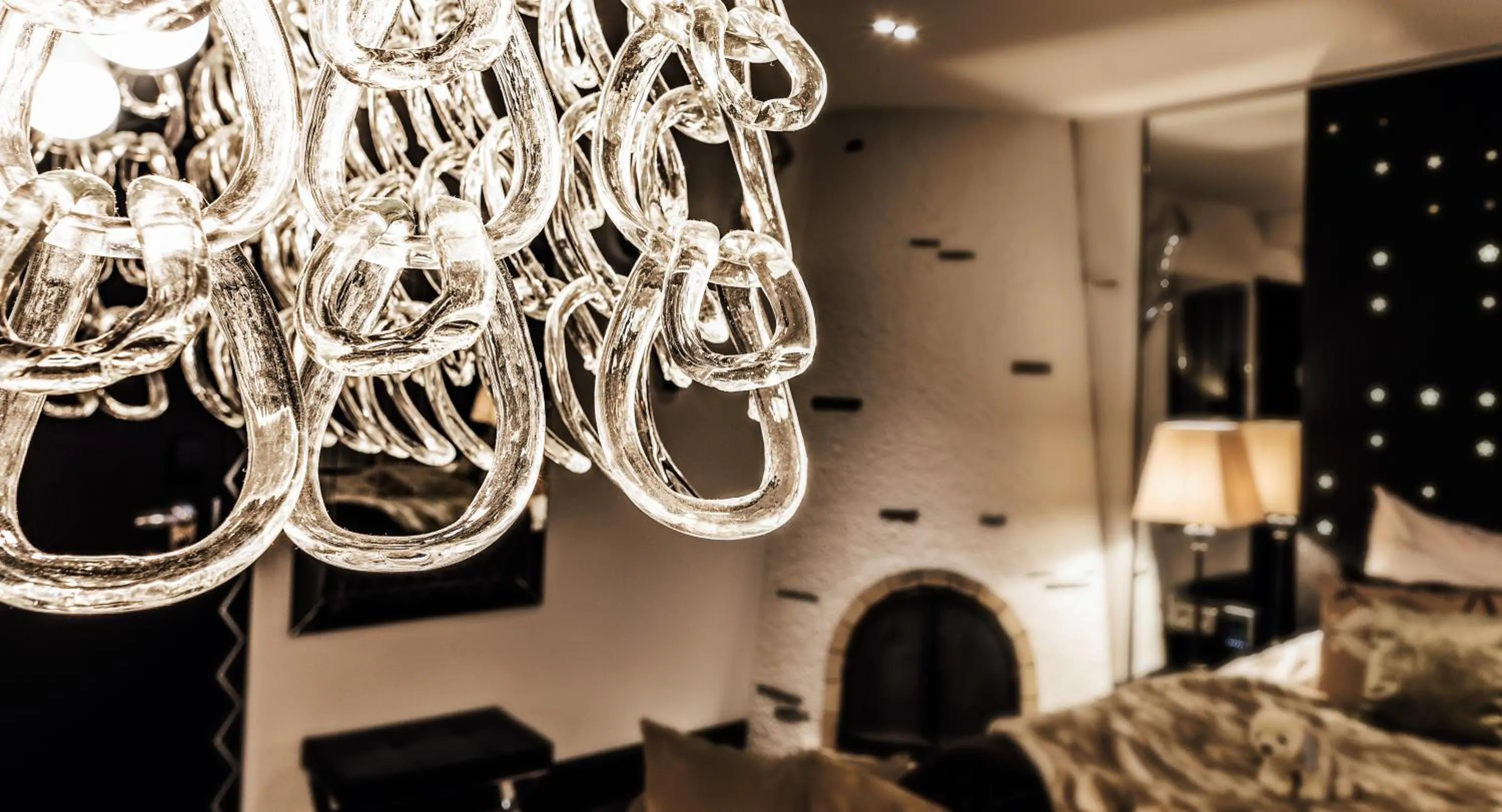 Decorative detail, Bed in Arctic Light Hotel