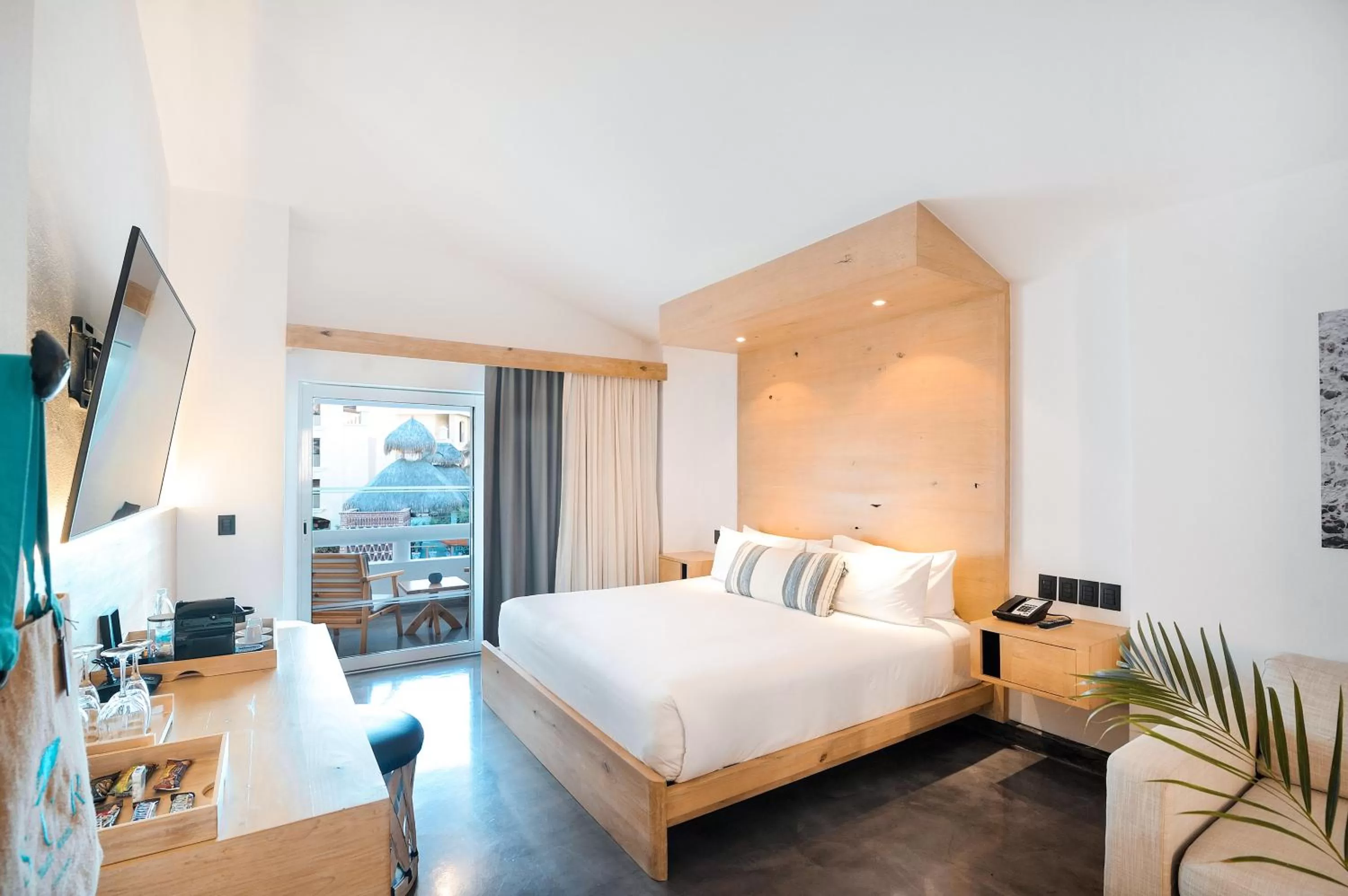 Bed in Bahia Hotel & Beach House